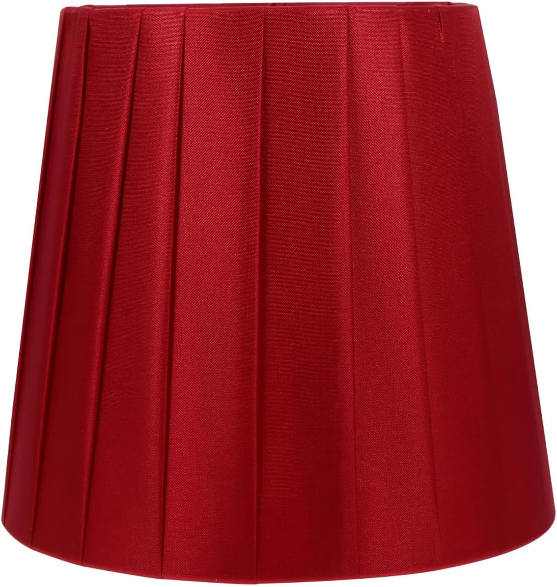 Toddmomy Fabric Lampshade Clip Lamp Cover Living Room Textile Light Protection Red Wine Red Robust for Table Lamp Bedroom image number 2