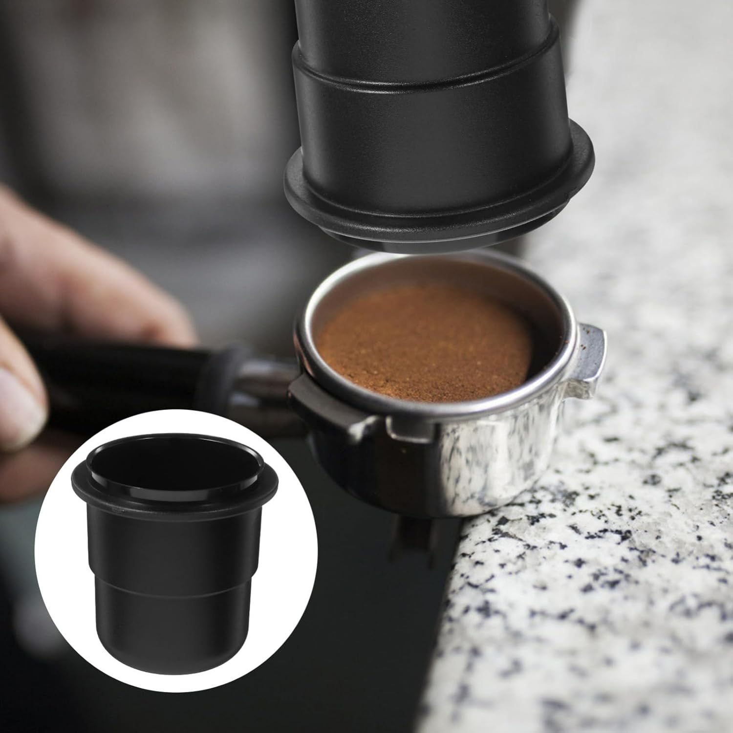 ASAKKURA Coffee Bean Weighing Cup Dosing Cup Espresso Dosing Bowl Machine Accessories Supplies image number 2