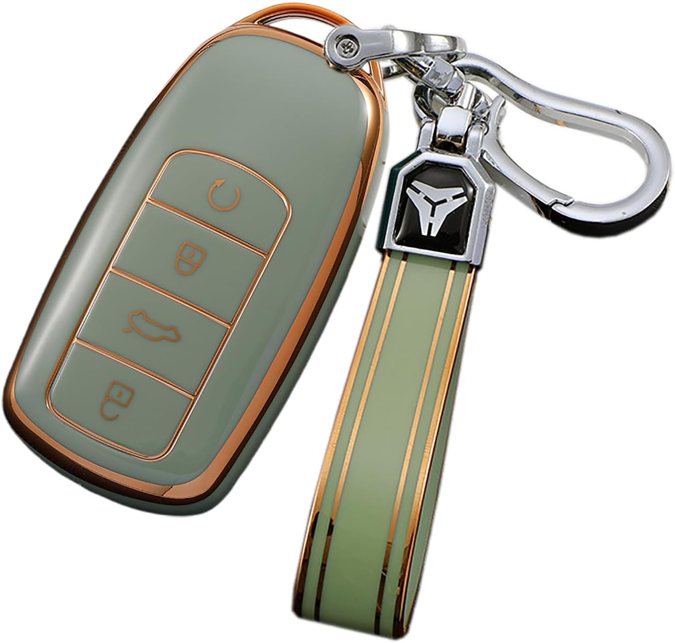 Ontto TPU Car Key Fob Cover Fit for Chery Tiggo 8 plus 8 Pro Tiggo7 Pro Arrizo 5 plus Omoda 5 C5 2021-2024 Remote Key Case Key Shell Key Holder Keychain Protector Accessories