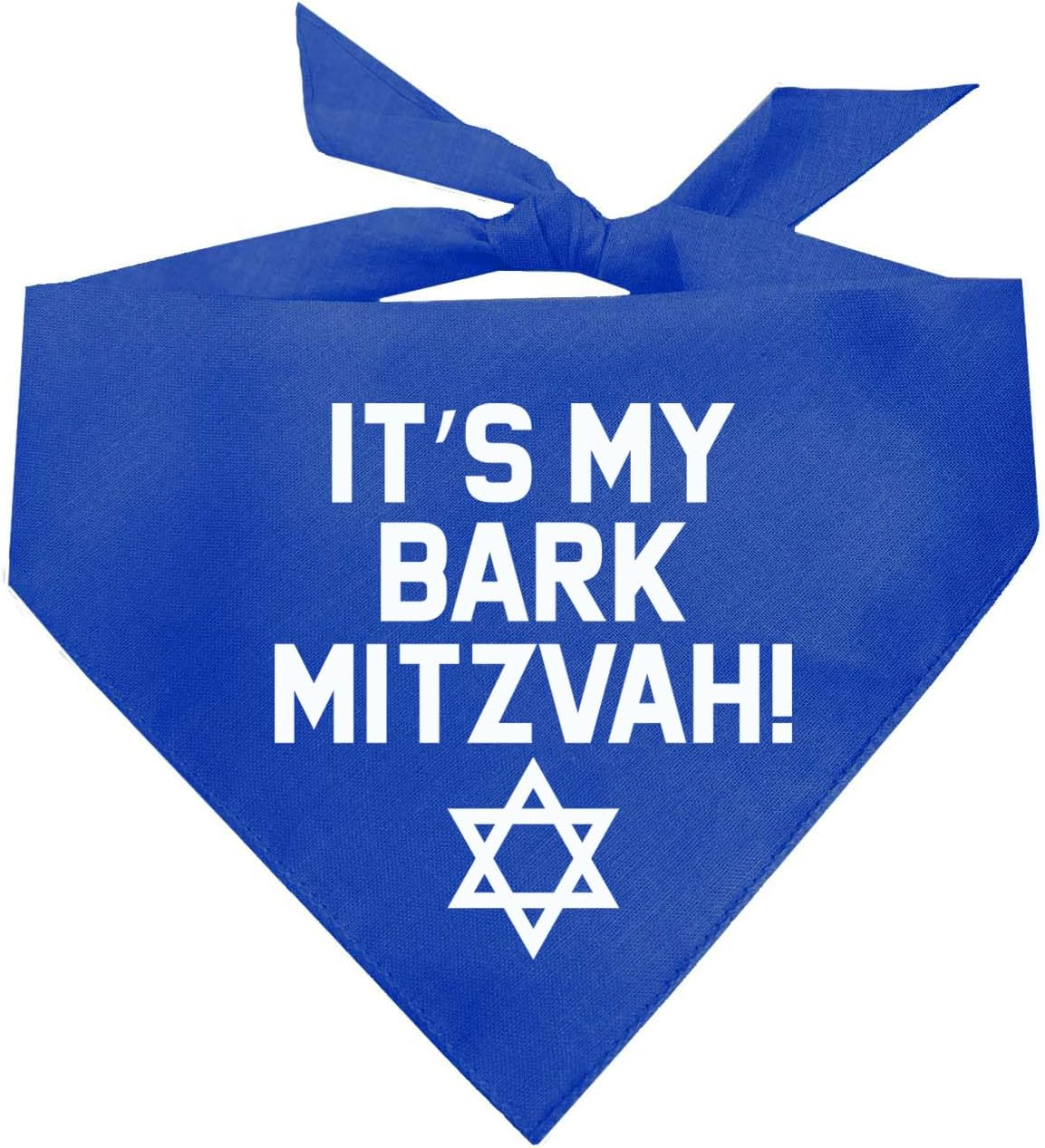 It'S My Barkmitzvah! Dog Bandana (Royal, OS 162)