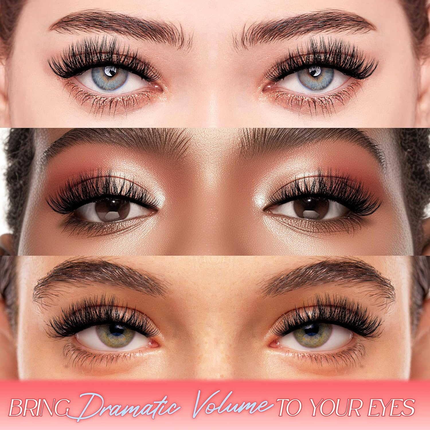 LASHVIEW Self Adhesive Eyelashes, 3 Seconds to Apply, Super Portability, Easy for Beginners, 24 Hour Hold, Ideal for Any Occasion, 72 Pieces 10-16 Mm (Z02) image number 6