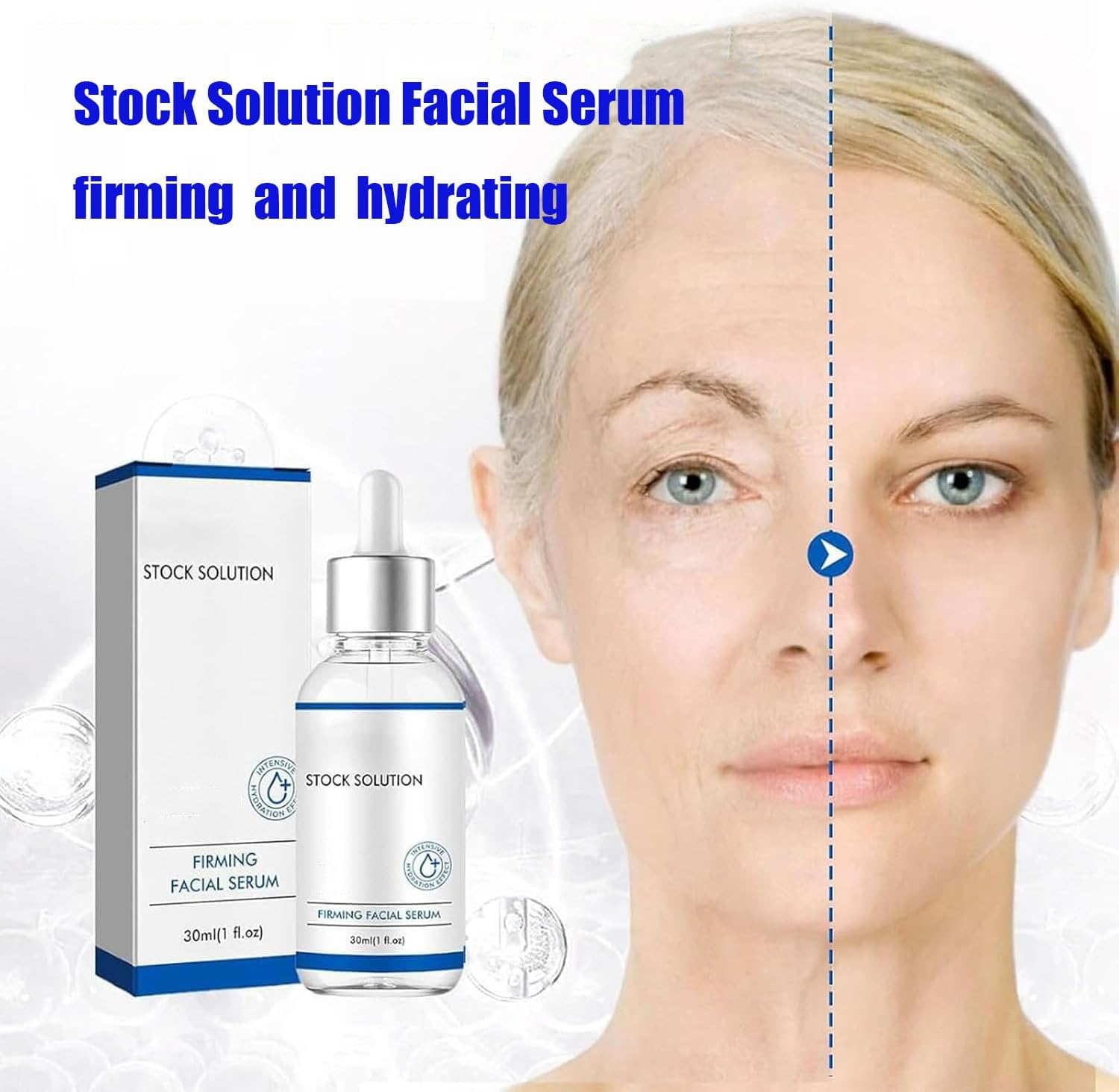 West Month Firming Facial Serum, West Month Facial Firming Serum, Facial Serums for Aging Skin, Stock Solution Facial Serum, Deep Wrinkle Repairing Serum, West Month Stock Solution (3Pcs) - 1Pcs image number 2