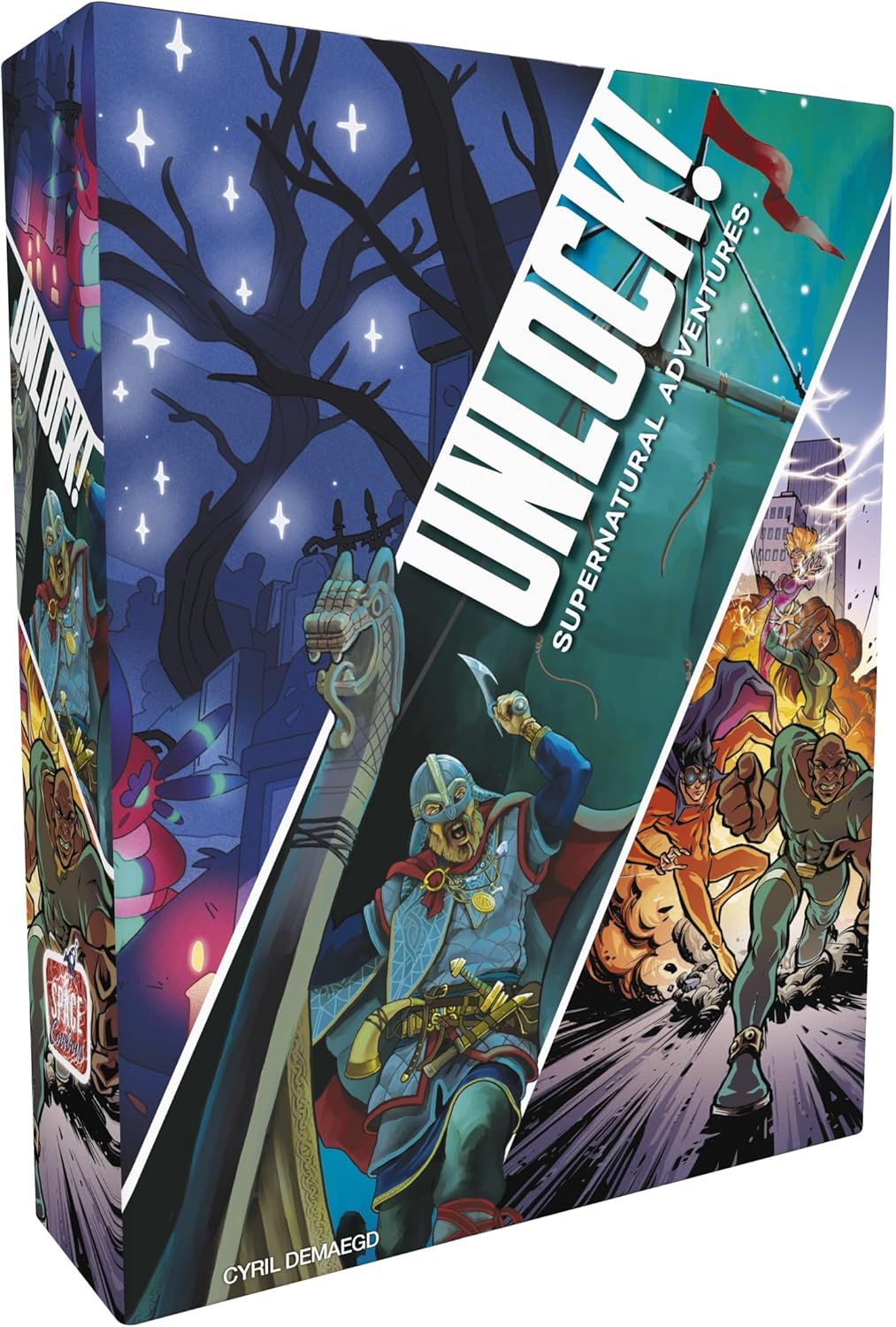 Space Cowboys Unlock Supernatural Adventures Card Game for Kids and Adults image number 2