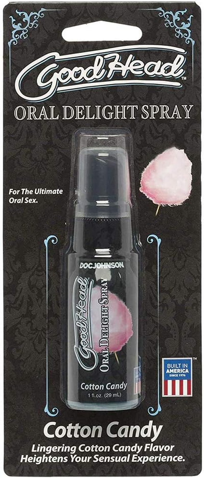 Doc Johnson Goodhead - Oral Delight Spray - Cotton Candy - 1 Fl. Oz. (29 Ml) image number 1