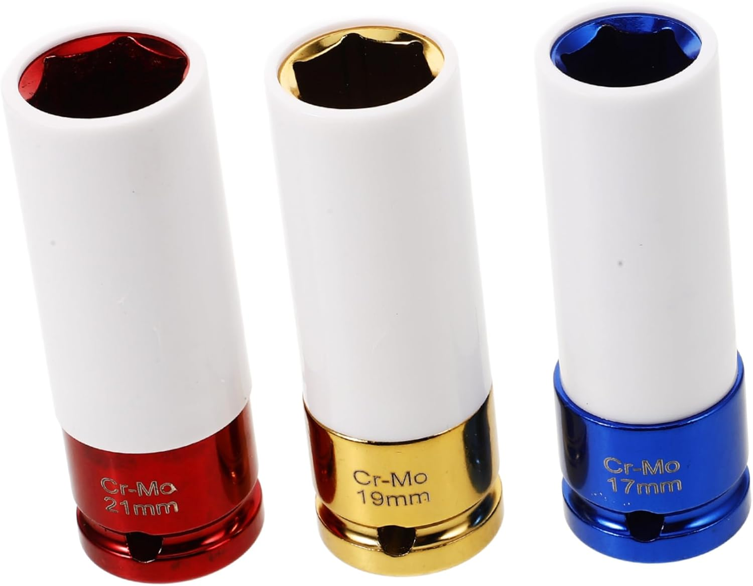 EXAOMBLE 3Pcs Replaceable Socket Part Rim Protector Car Wheel Lug Nut Sockets Set for Vehicle Maintenance image number 1