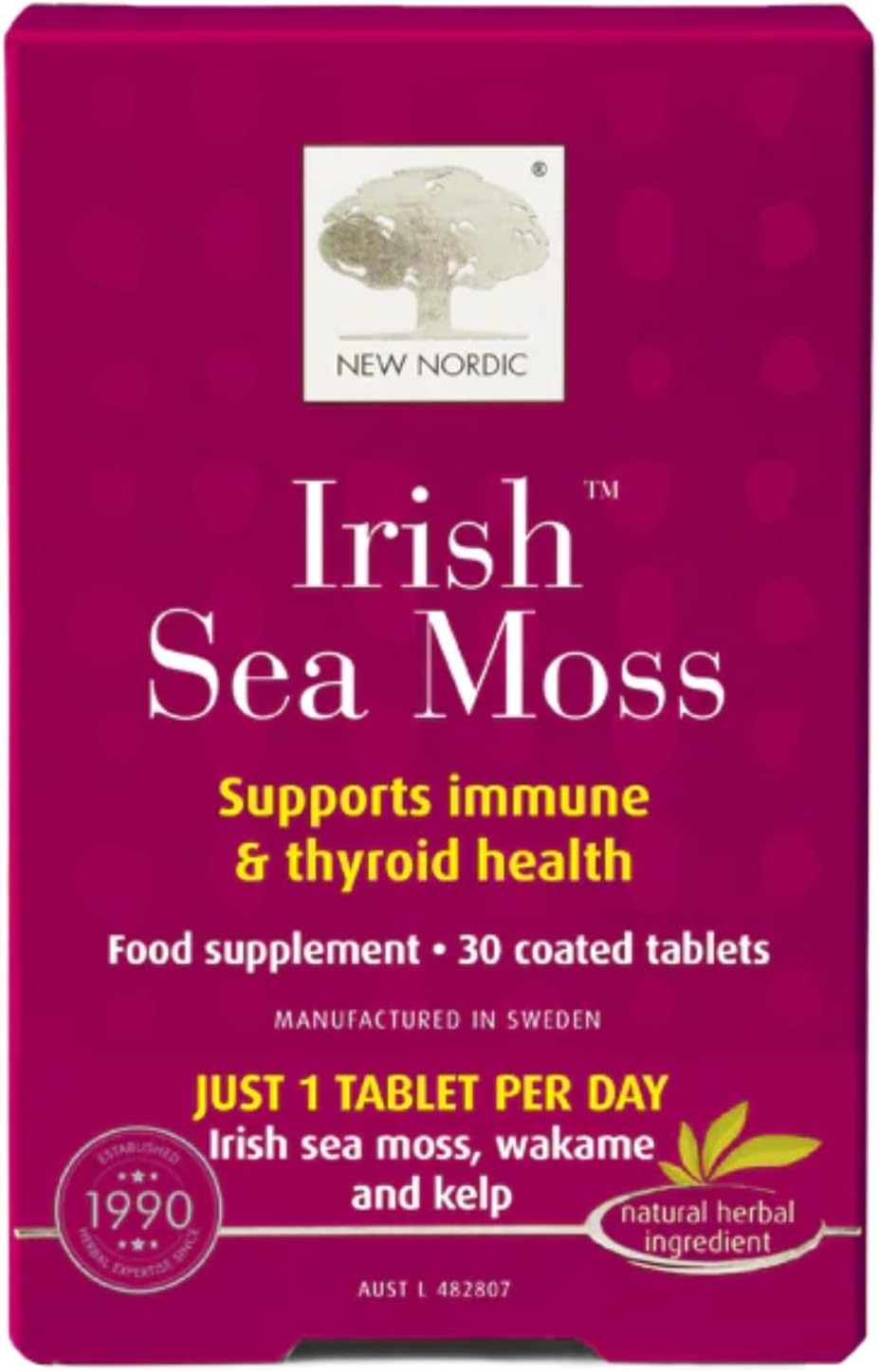 New Nordic Irish Sea Moss Supports Immune & Thyroid Health image number 1
