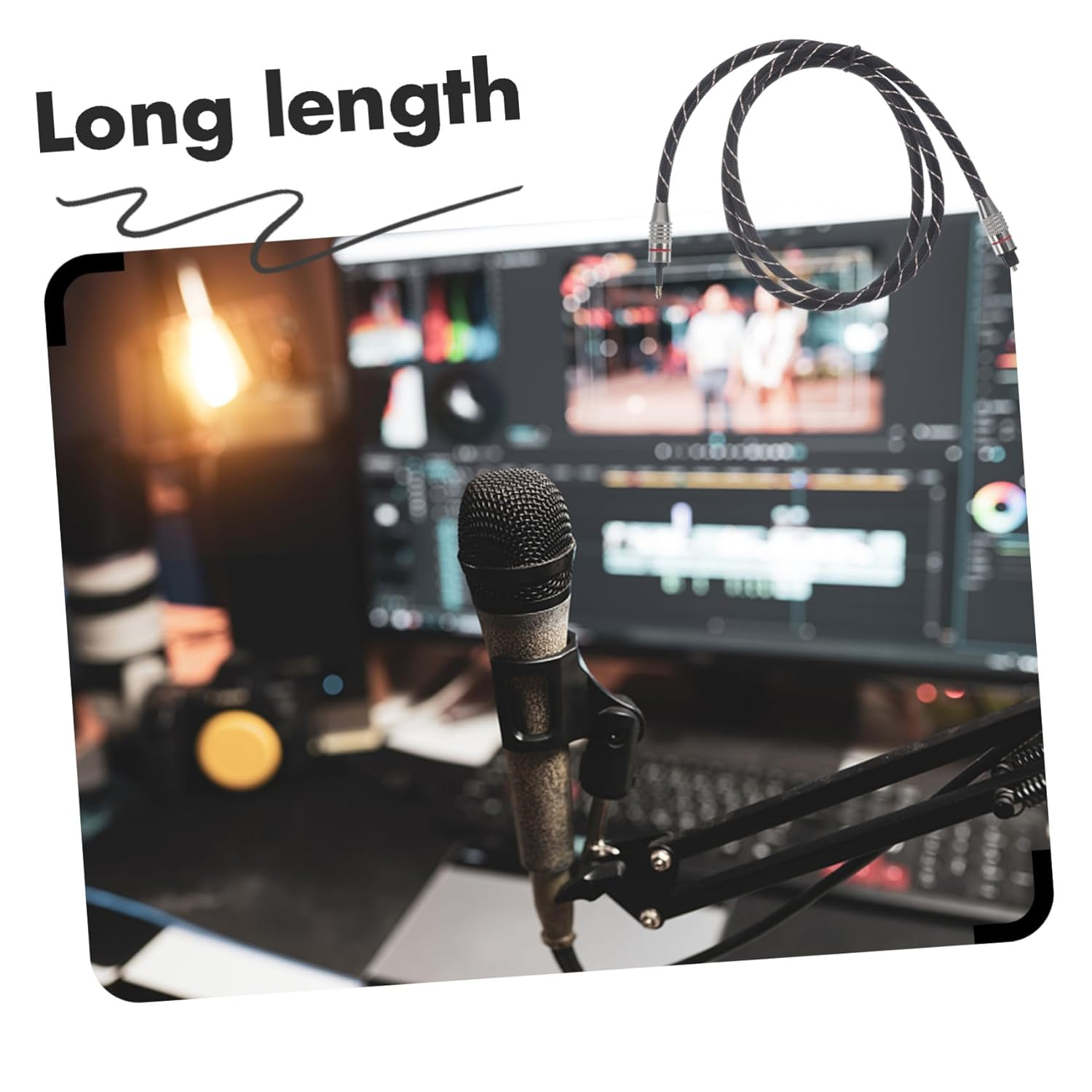 LALAFINA Optical Fiber Audio Cable Digital Audio Cord for Home Theater Fiber Optic Cables Channel Support Optic Cord for Tv and Sound Systems image number 2