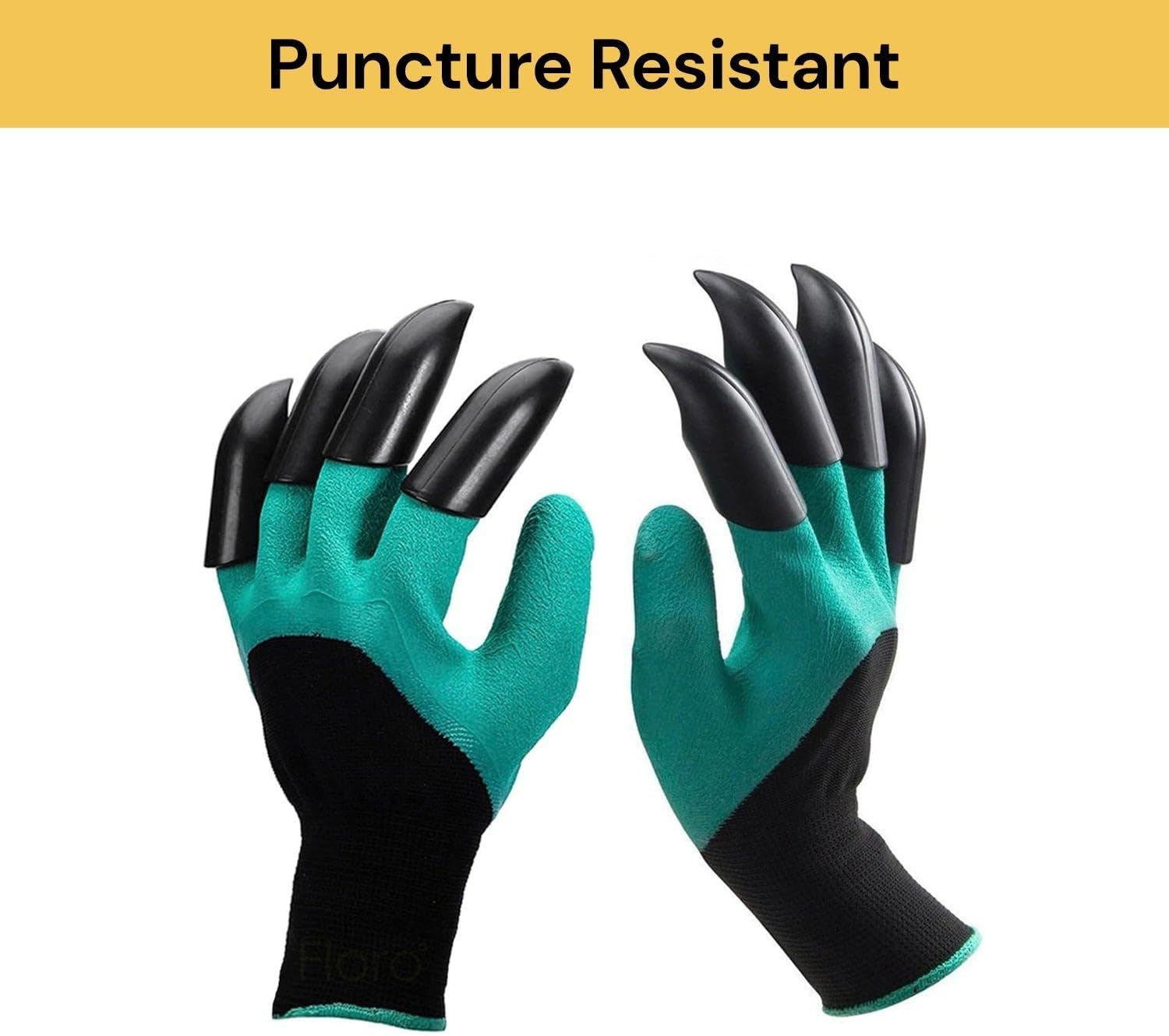 Spendeal Gardening Gloves with Claws 1 Pair for Men and Women Puncture Resistant Waterproof Garden Gloves Perfect for Gardeners Digging Weeding Seeding Poking image number 6