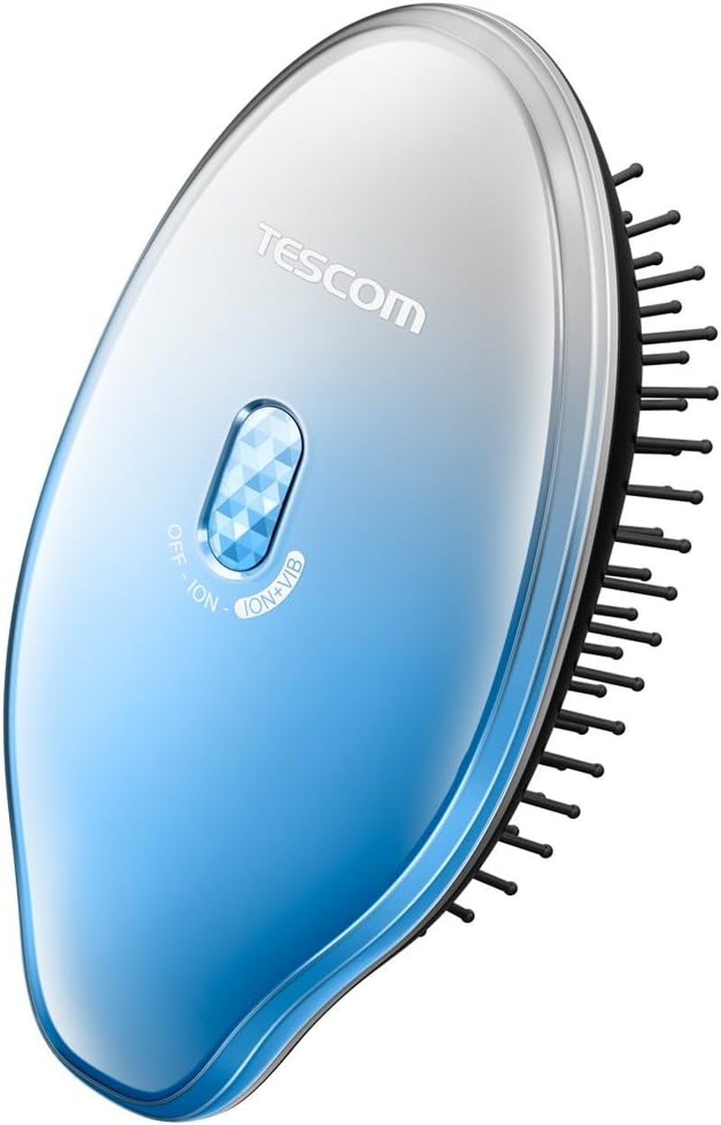 テスコム マイナスイオンブラシ コンパクトタイプ ブルー TIB10-A