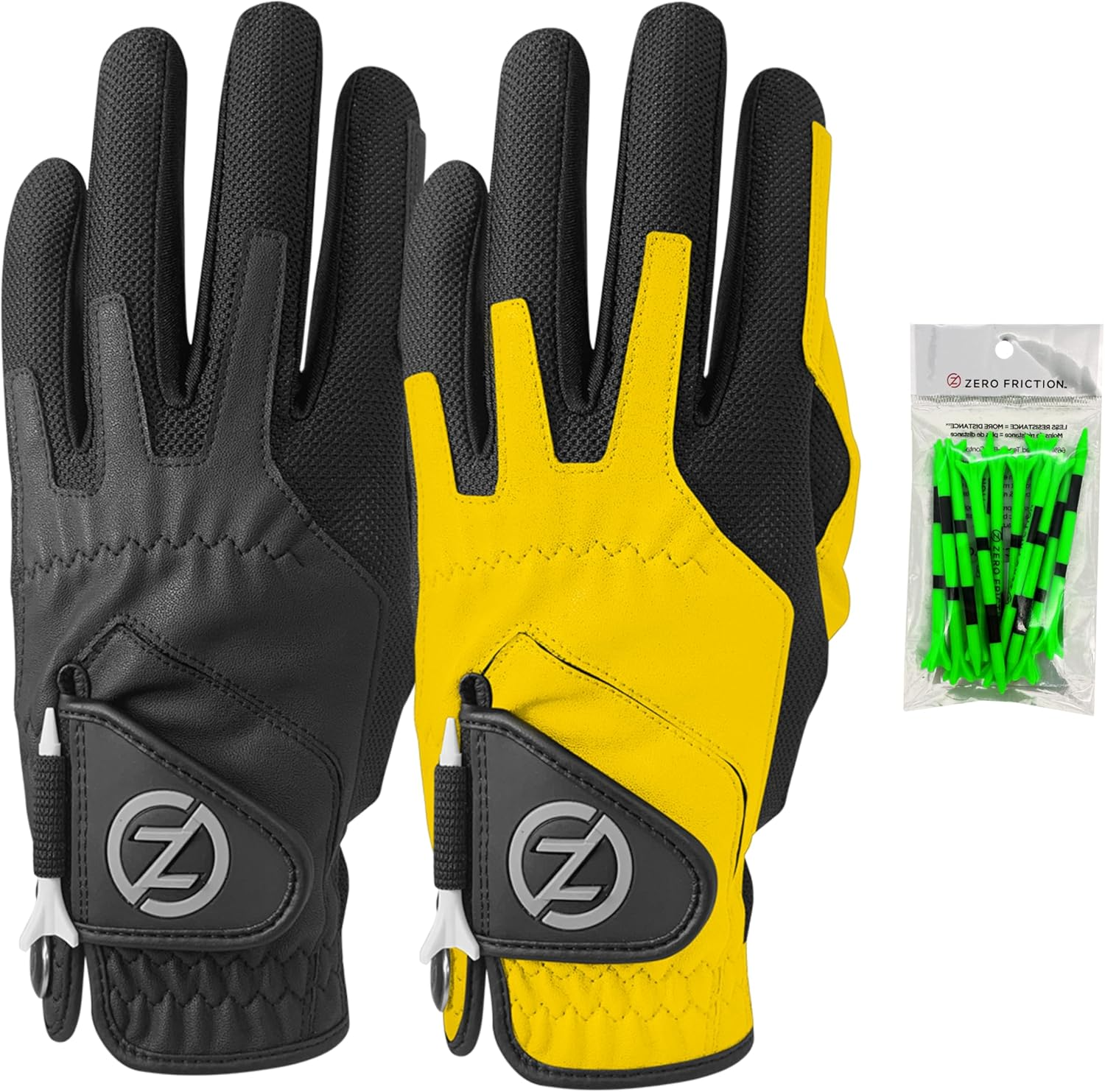 Zero Friction Male Men'S Compression-Fit Synthetic Golf Glove, Universal Fit image number 1