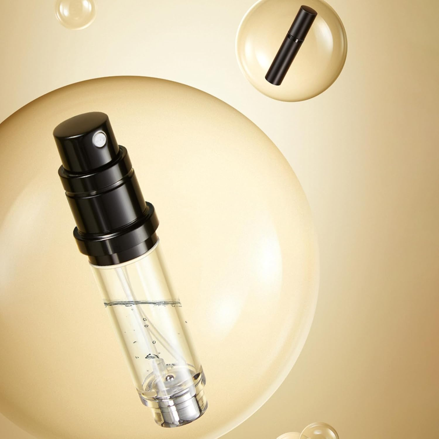 Xolixorium Perfume Atomizer Bottle 2PCS 5ML Portable Mini Perfume Spray Bottle Leakproof Refillable Atomizer for Travel Mini Travel Essentials