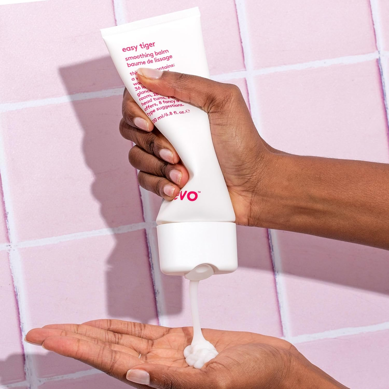 Evo Easy Tiger Smoothing Balm - Hold Styling Balm for All Hair Types - Provides Hair Smoothing & Reduces Frizz - 200Ml / 6.8Fl.Oz