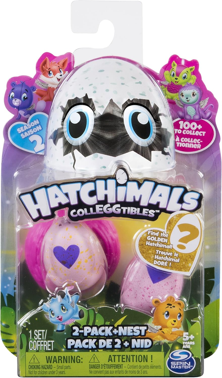 HATCHIMALS Hatchimal 6041329 'Colleggtibles 2 Pack + Nest - Season 2' image number 5