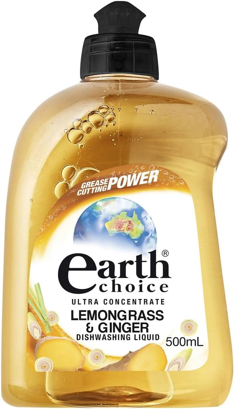 Earth Choice Lemongrass and Ginger Concentrate Dishwashing Liquid 500 Ml image number 1