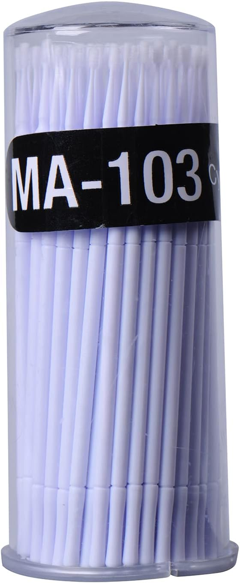 Microswabs | 100Pcs Micros Brushes,Micros Swabs, Fiber Cleansing Sticks, Eyeliner Makeup Supplies, Eye Lashes Mascara Wands for Eyelash Extension Shwing image number 1