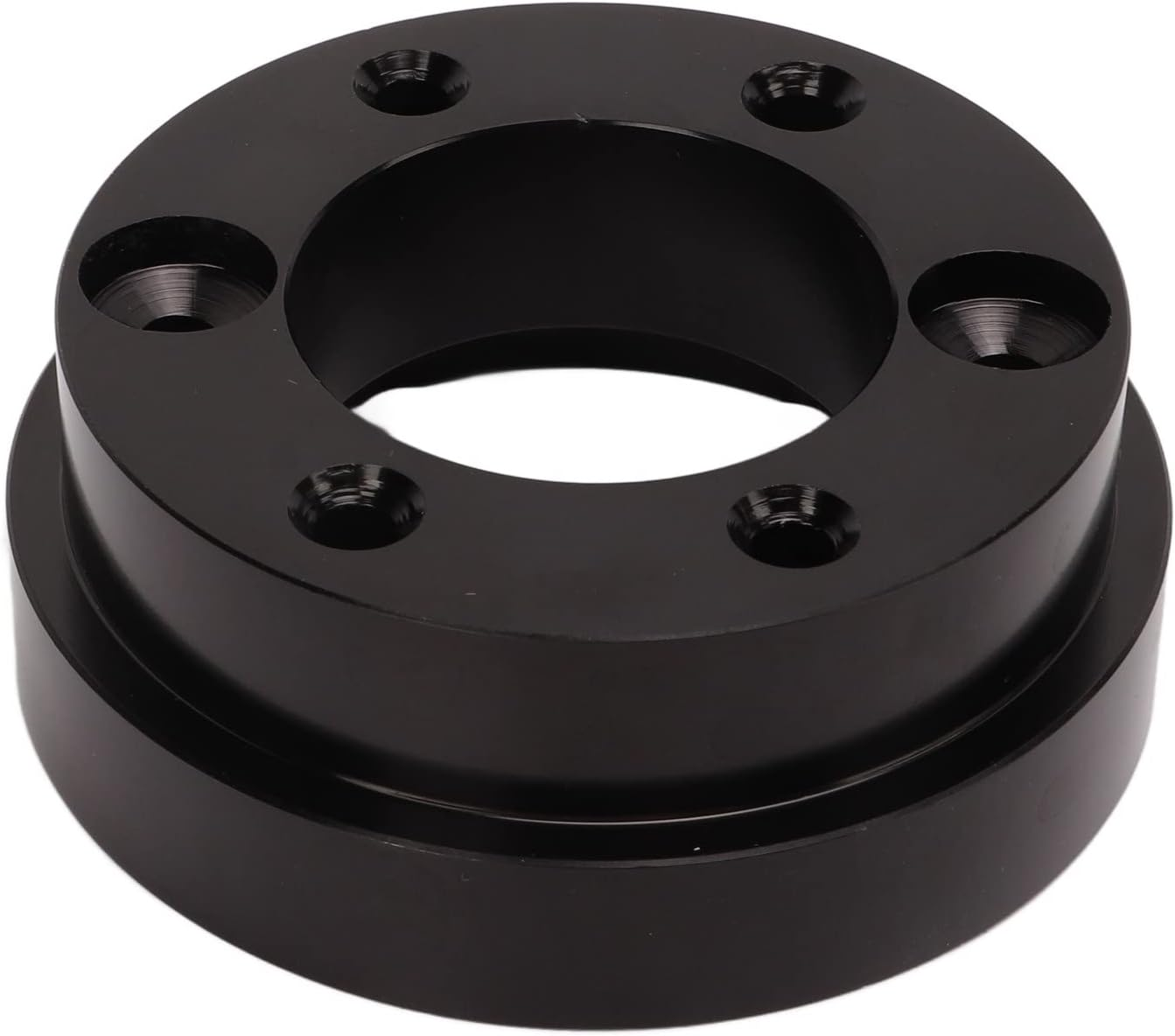 Steering Wheel Hub Adapter, Steering Wheel Adapter Plate Black 70Mm Hole Spacing Aluminium Alloy Accurate Driving for Logitech G25 G27 G29 G920