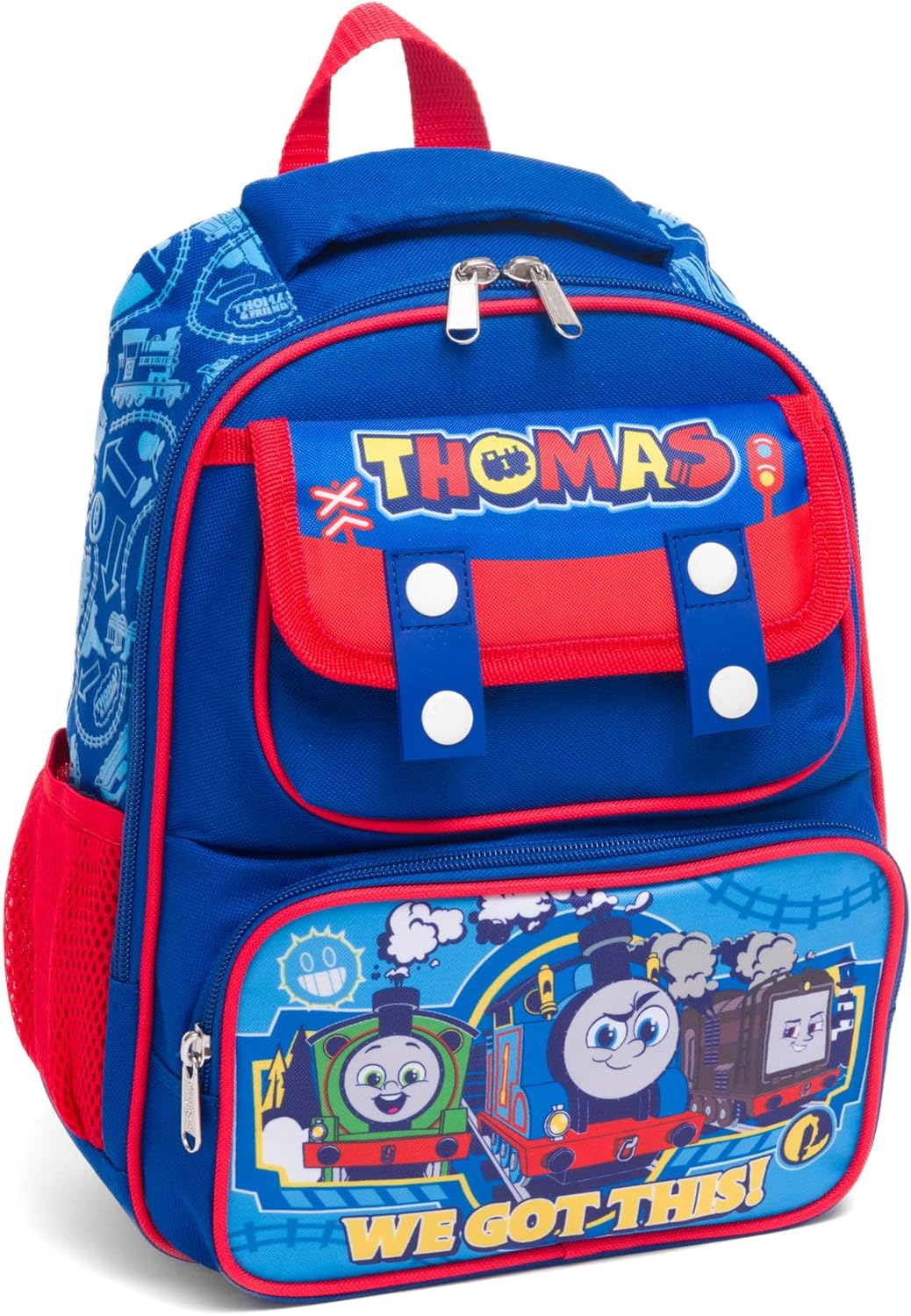 Ruz - Thomas and Friends 12 Inch Pre-School Backpack with Padded Back and Adjustable Straps image number 6
