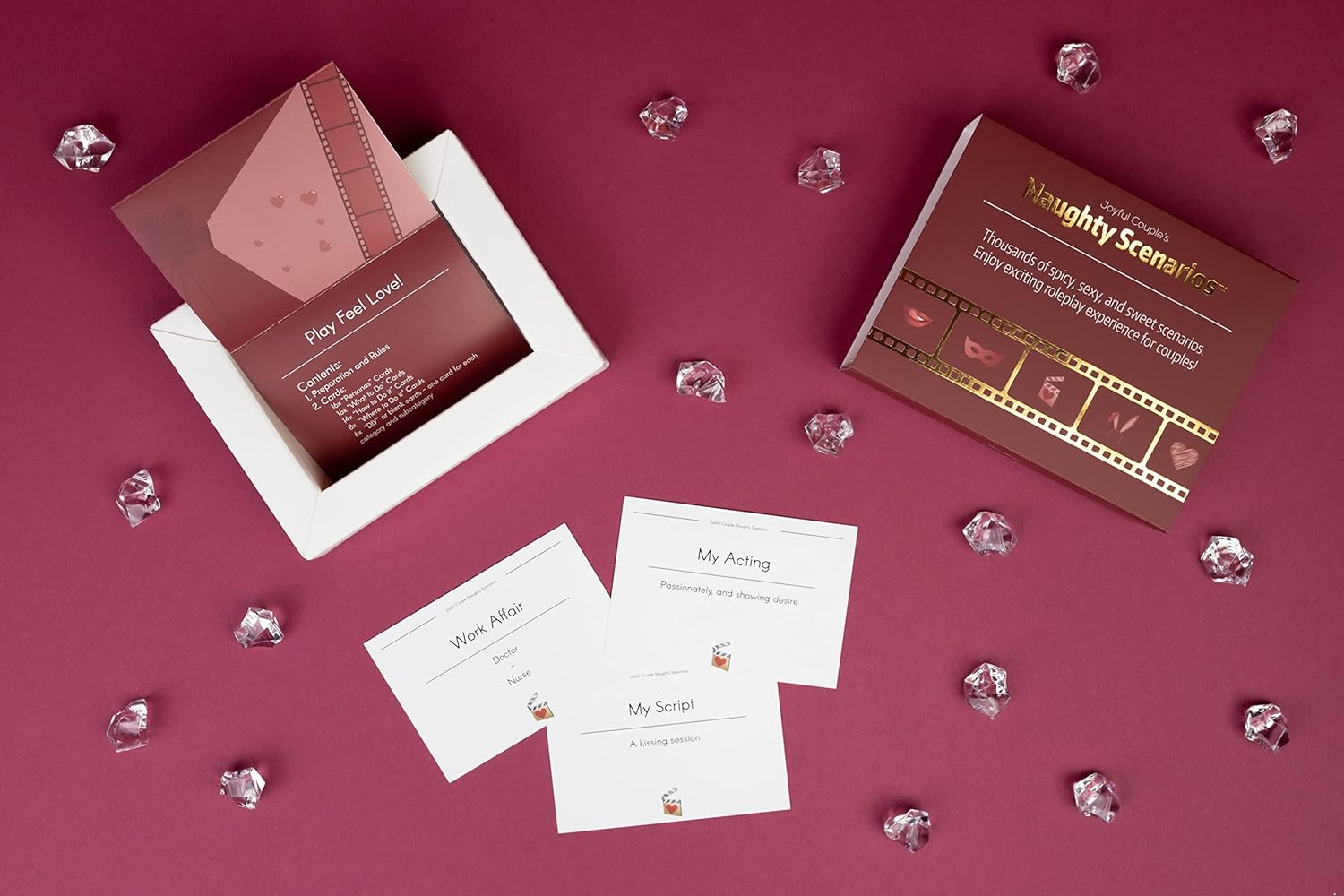 Joyful Couple'S Naughty Scenarios: an Exciting Bedroom Game with Role-Play Scenarios image number 3