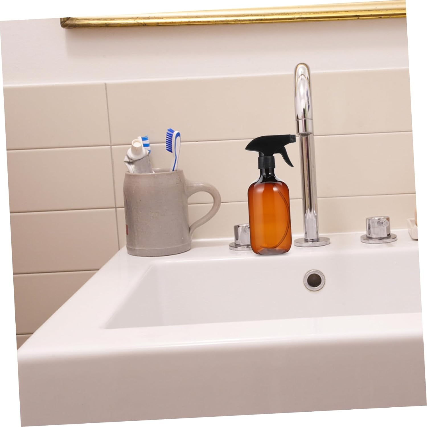 PLAFOPE 4 Pcs Refillable Spray Bottles for Essential Oils Hair Care and Versatile Mist and Stream Sprayer with Clear Measurement Markings