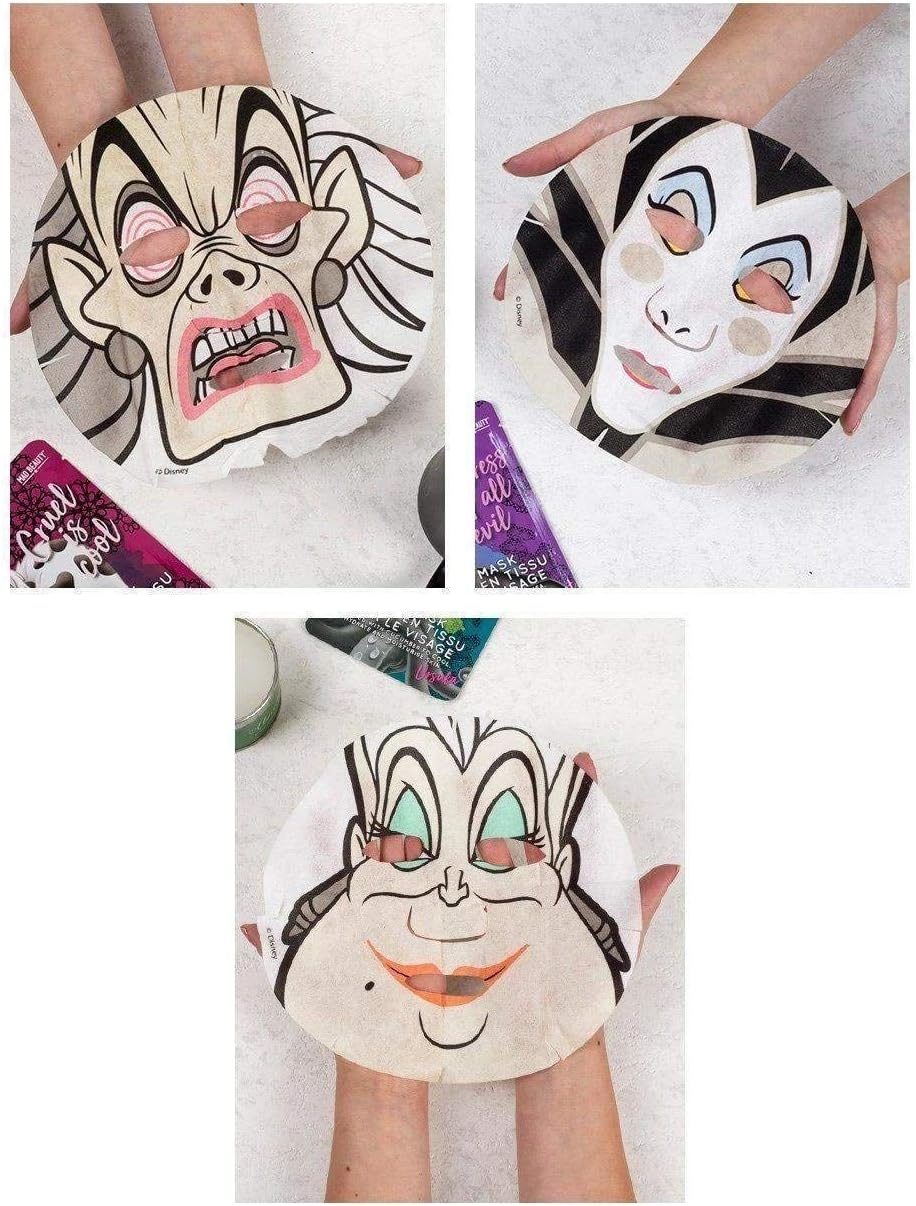 Disney Villains Sheet Face Mask Set image number 6