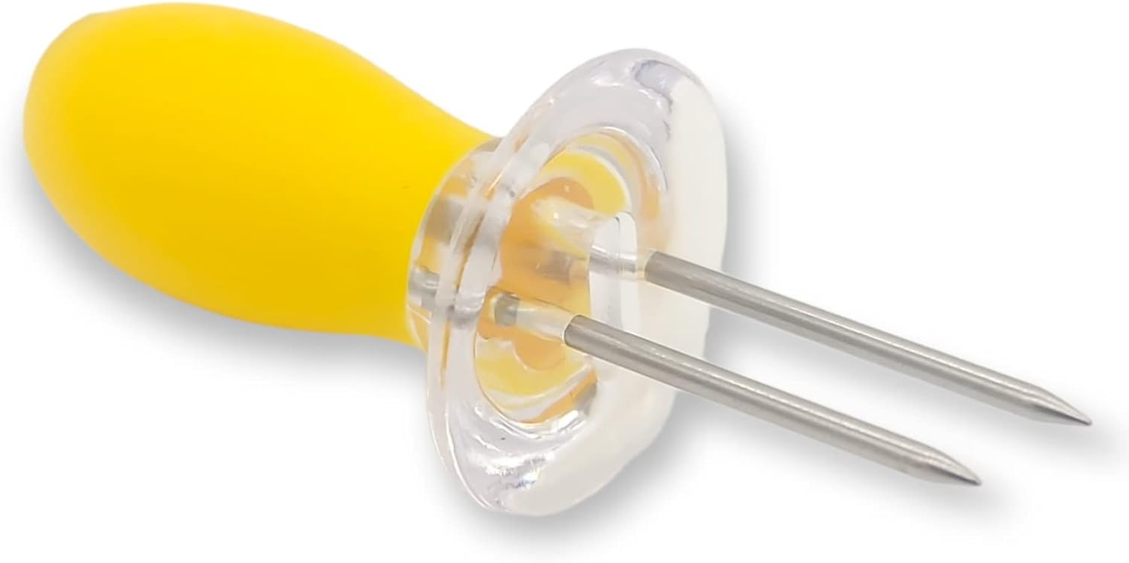 Handy Housewares 6 Piece Jumbo Nesting Corn Holders Corn Cob Skewers Handle Set (1 Set)