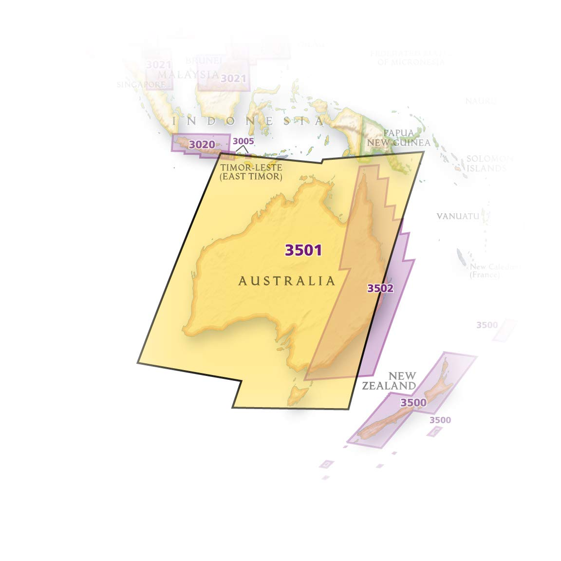 Australia Map: Travel Maps International Adventure Map: 3501 image number 1