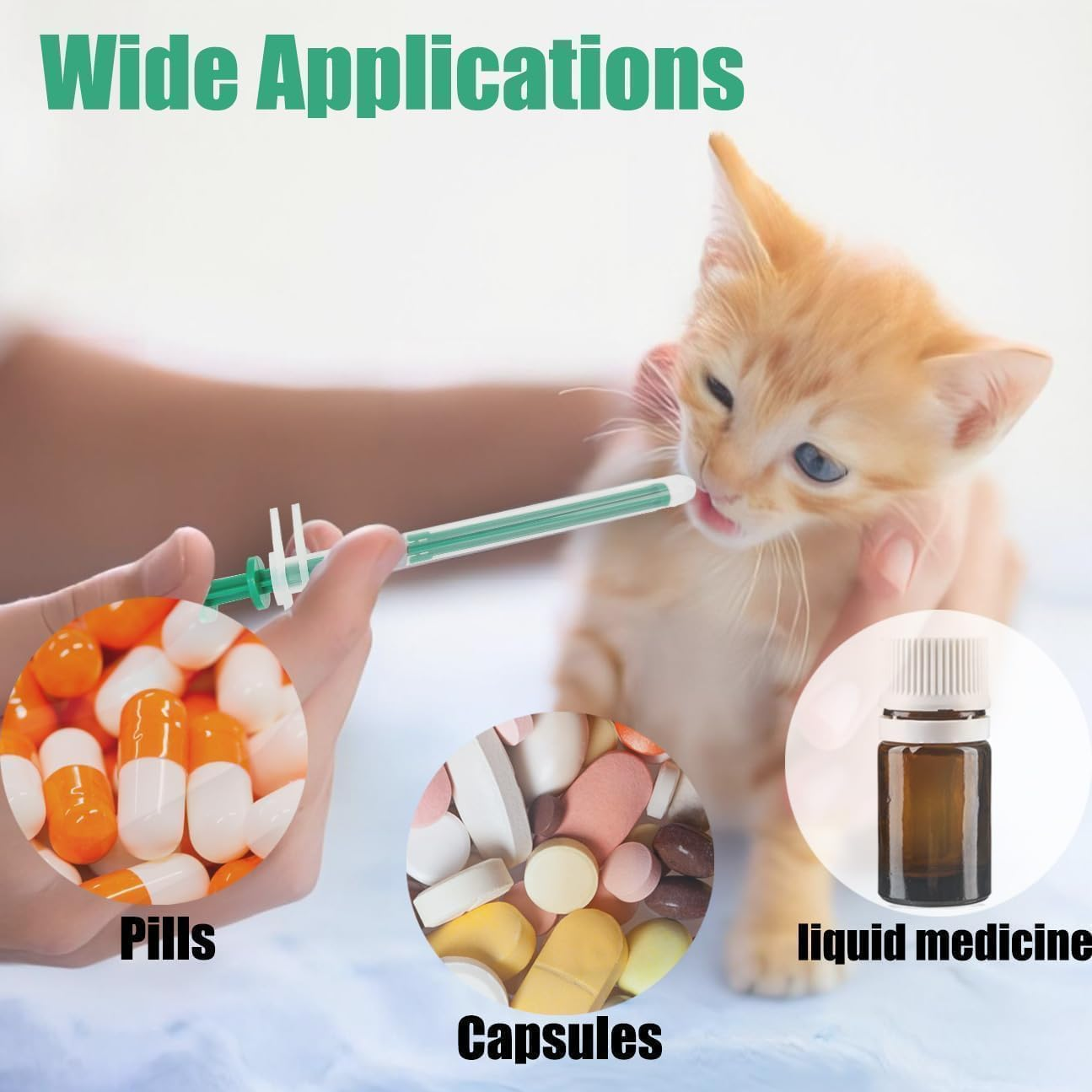 Cozioz Pill Shooter for Small Cats & Dogs, Soft Tip Medicine Dispenser, Easy Pill Administration Feeder for Pets image number 4