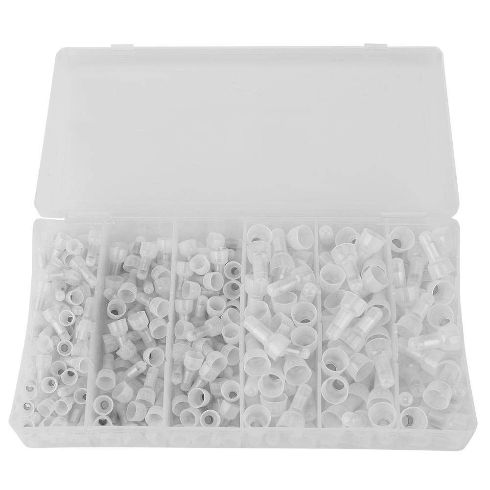 300Pcs 22-16/16-14/12-10 Gauge Close End Cap Crimp Terminals Connectors Kit image number 4