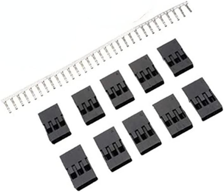 Poemtian 620Pcs 2.54Mm Dupont Jumper Head Connector Shell with Terminal Kit Plastic Connectors image number 2