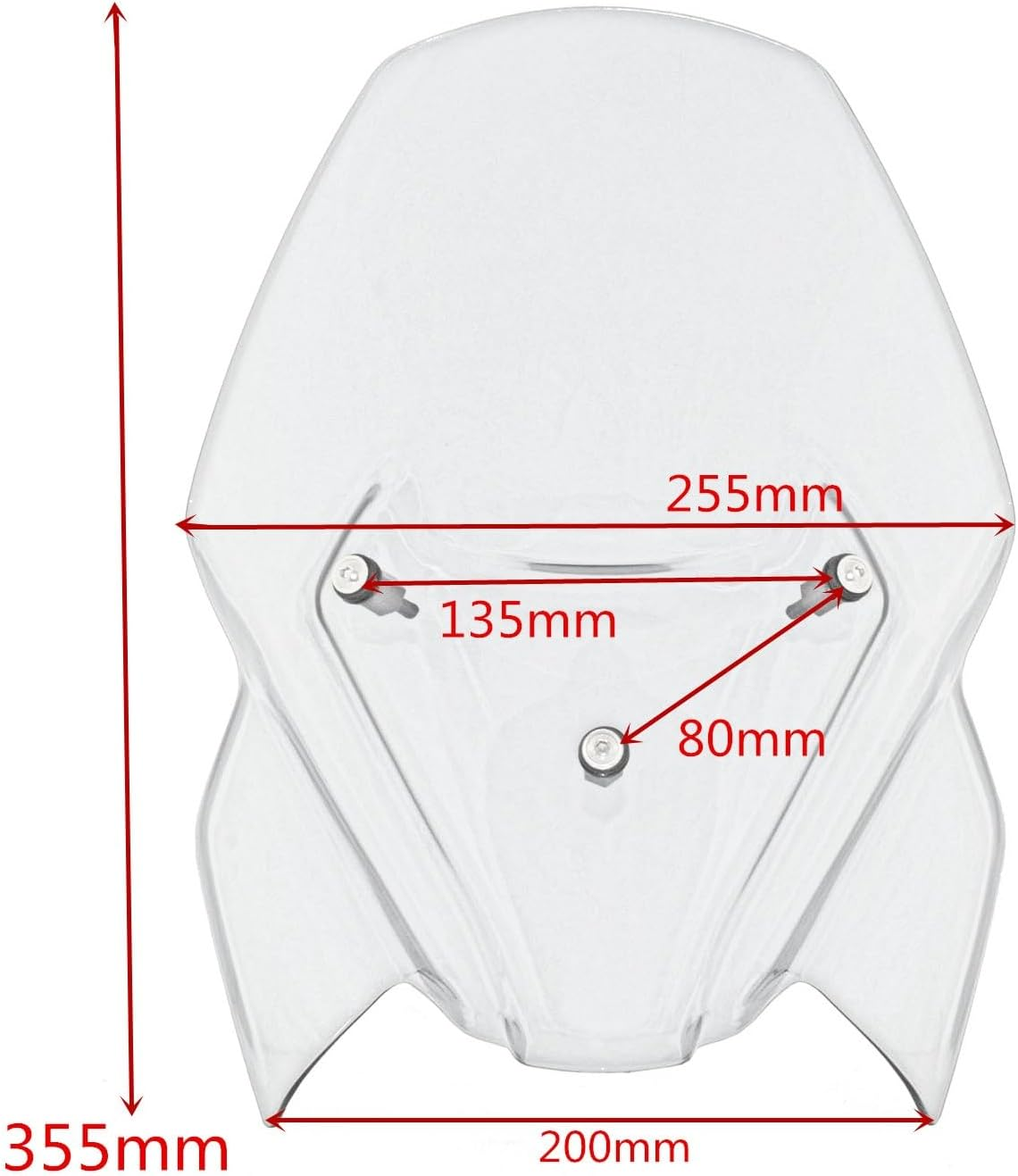 Motorcycle Accessories for B&MW F900R 4R90 K83 2019 2020 2021 Motorcycle Parts Front Windscreen Windshield Screen Shield Wind Deflector (Color : 1) image number 3