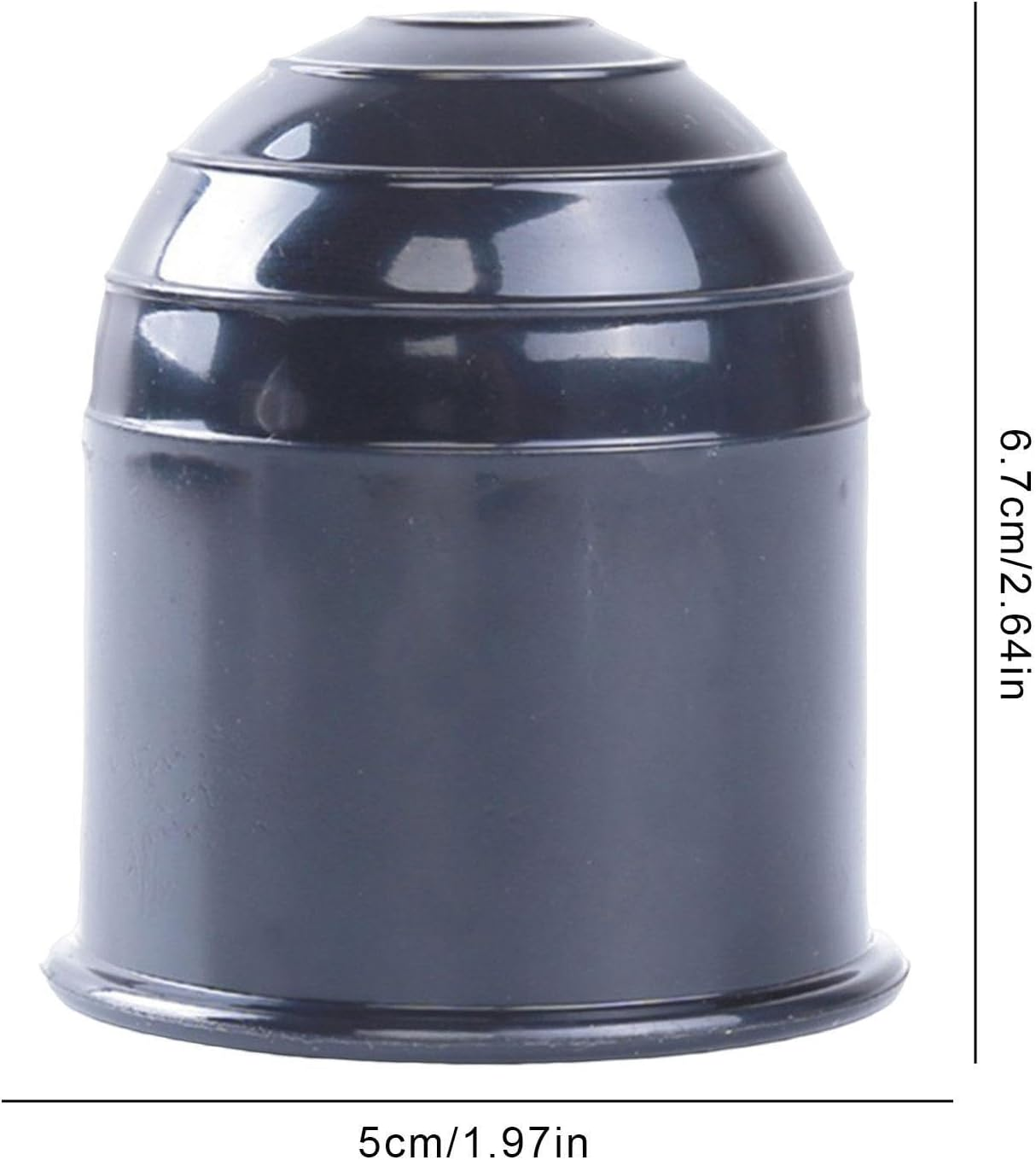 Auto Tow Bar Ball Cover - Trailer Towball Protector Tow Bar Ball Cover | 50Mm Tow Bar Caps | Trailer Hitch Ball Cover, Hitch Caravans Towball Protector Auto Tow Bar Ball Cover Cap for Car image number 5