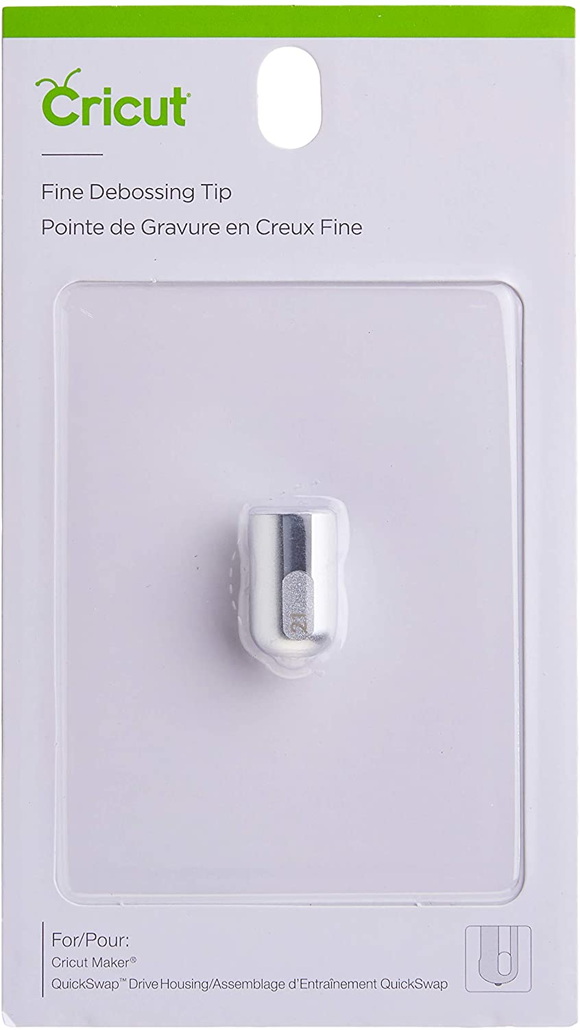 Cricut 2006836 Fine Quickswap Debossing Tip, Silver image number 1