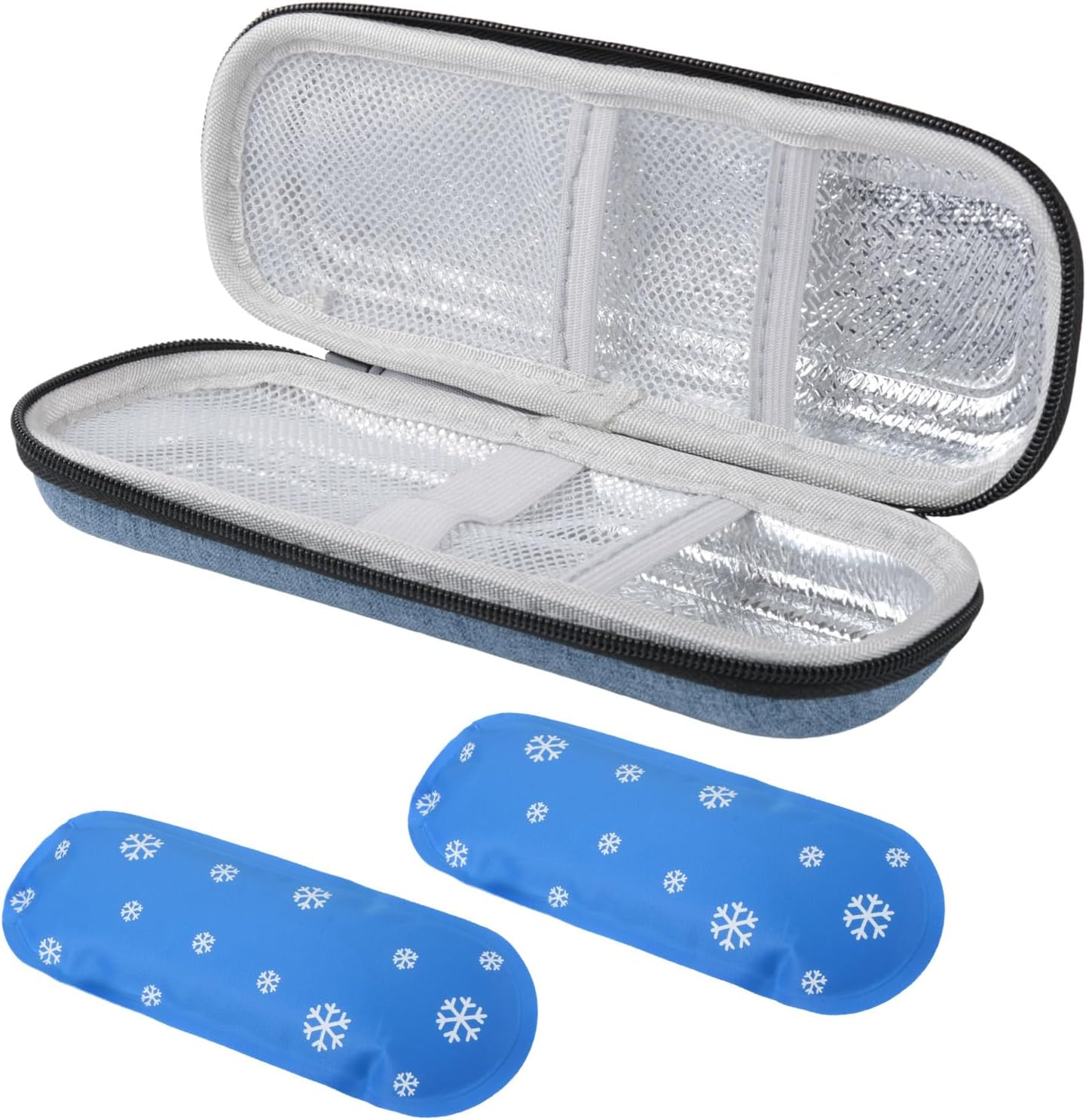 Insulin Pen Cooler Travel Case Diabetes Medication Insulated Organizer Carrying Bag with 2 Ice Bag for Insulin Pen and Medicine Storage Cold Diabetes,Small Compact for Daily Life and Trip image number 1
