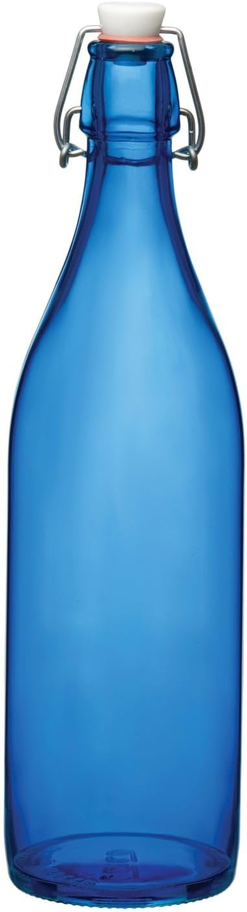 Bormioli Rocco Giara Bottle, 33.75-Ounce, Blue