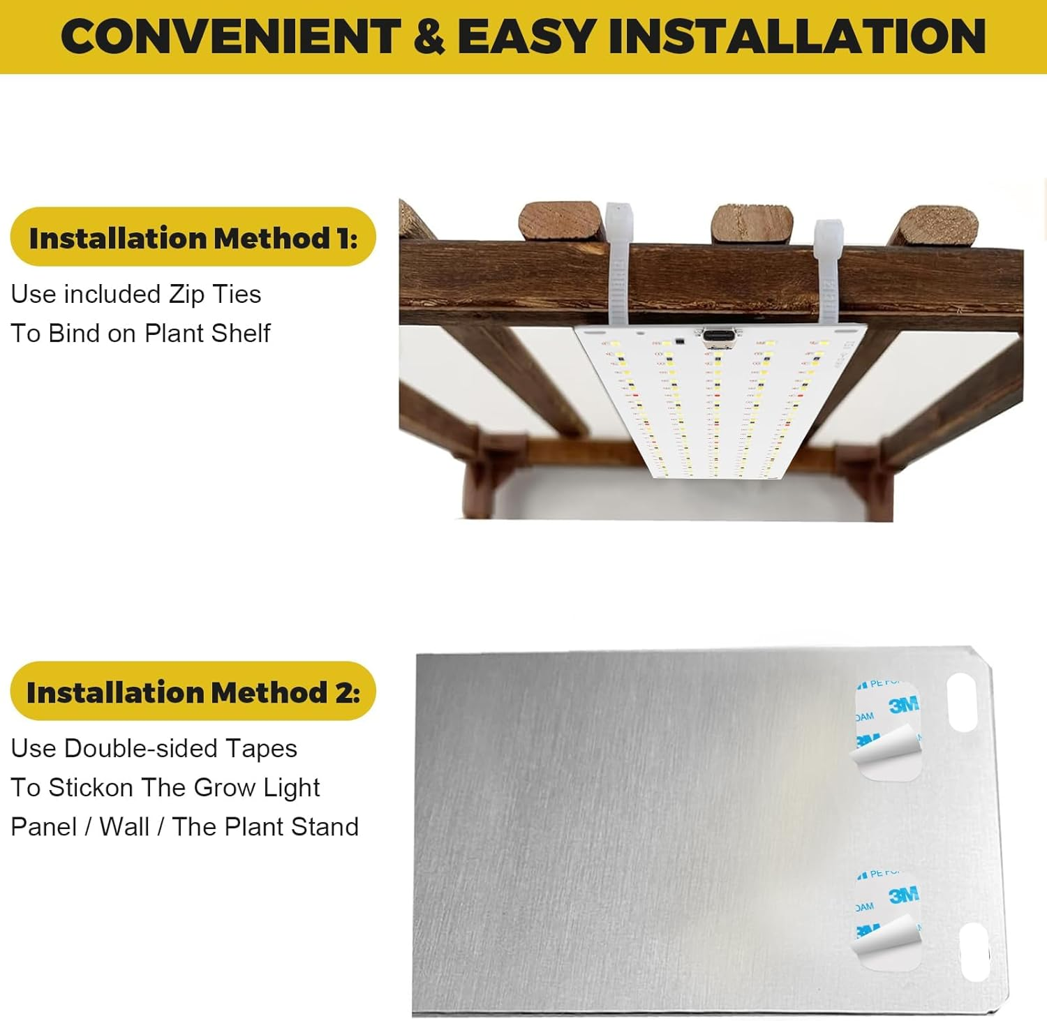 Grow Lights for Indoor Plants, 4Pcs Grow Light Ultra-Thin Plant Light for Indoor Growing, 540 Leds Full Spectrum Grow Lights for Seed Starting, Plant Grow Lamp 3/9/12H Timer 10 Dimmable Level image number 1