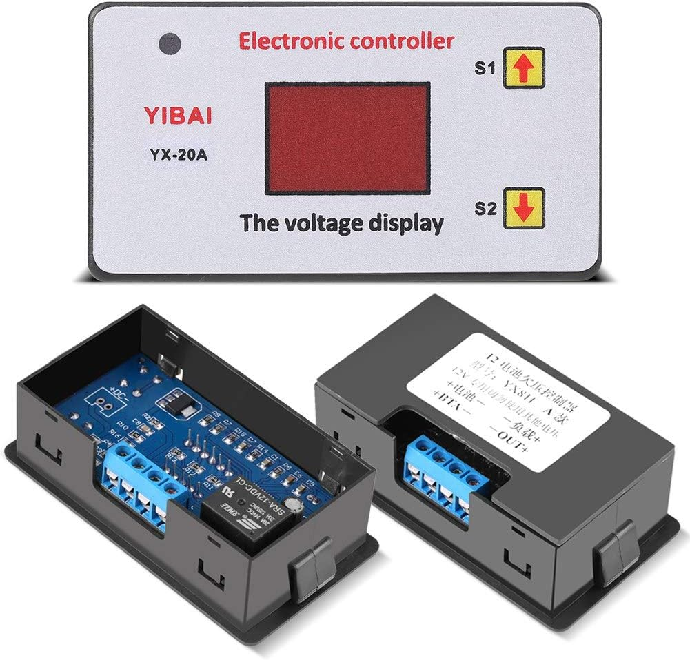 12V Battery Low Voltage Switch Controller - Battery under Voltage Cut off Automatic Switch on Undervoltage Controller - Low Voltage image number 5