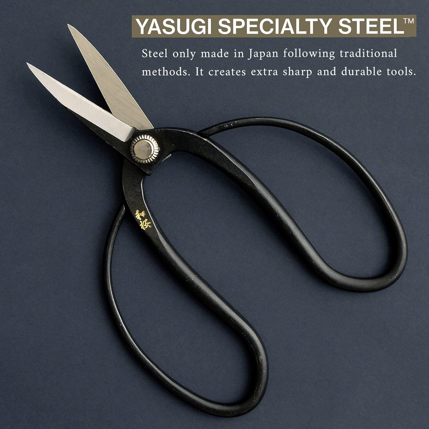 Wazakura Yasugi Steel Made in Japan Traditional Bonsai Scissors 7 Inch (180 Mm), Pruning Shears, Japanese Gardening Tools - Yasugi Steel Traditional Bonsai Scissors image number 2