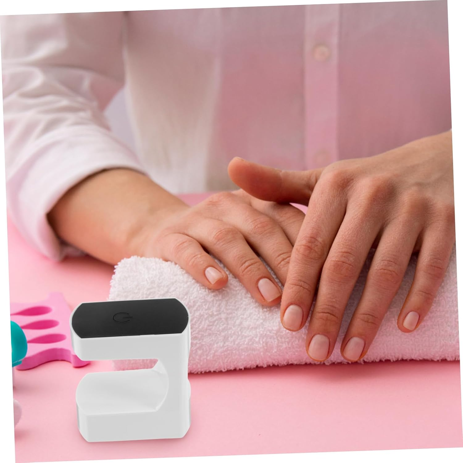 OFFIGAM 2Pcs Mini LED Gel Nails Dryer Lamp Portable USB Single Finger Nail Polish Curing Light Compact for Home Travel Manicure Starters image number 6