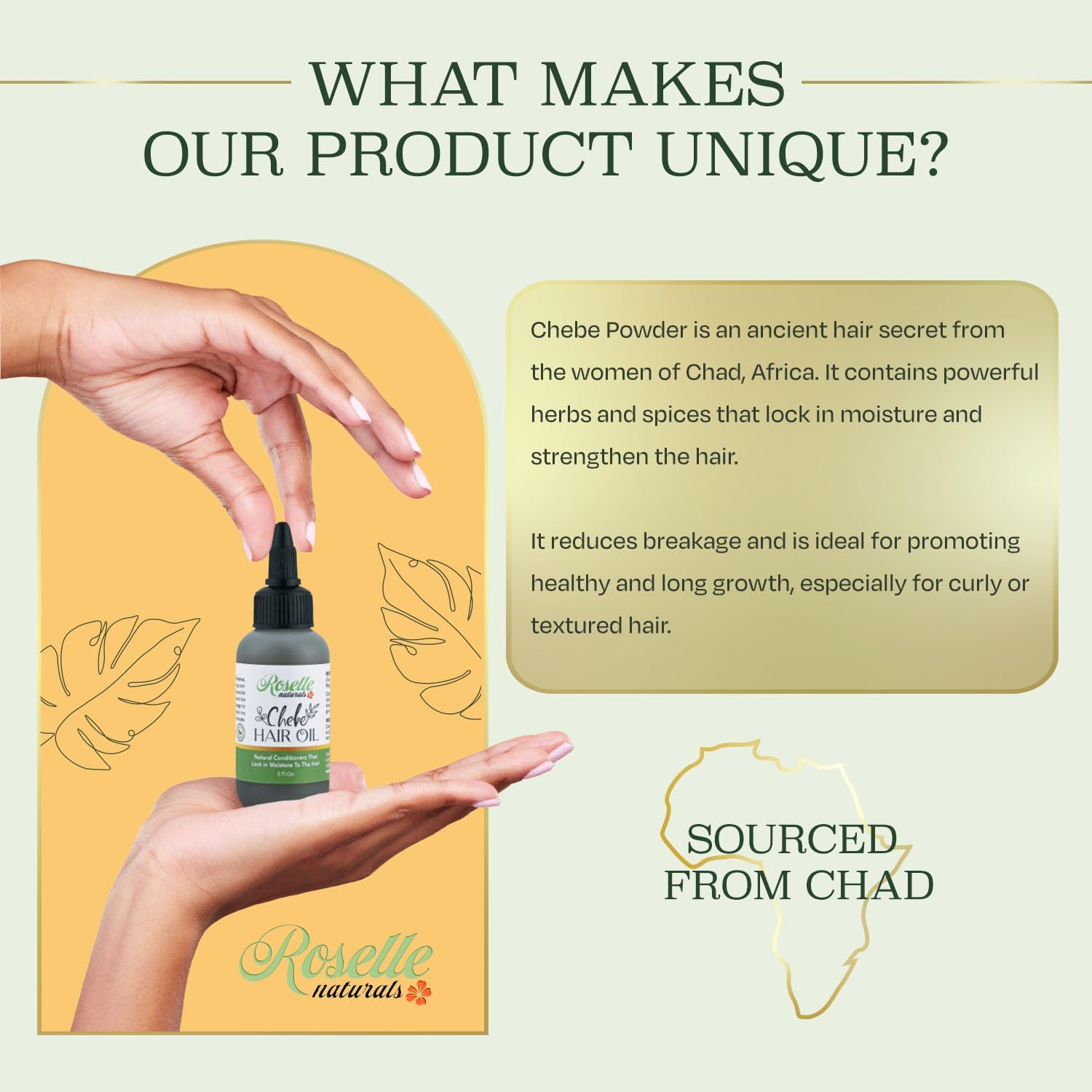 Chebe Hair Oil Made with Authentic Chebe Powder from Chad 2Oz image number 6