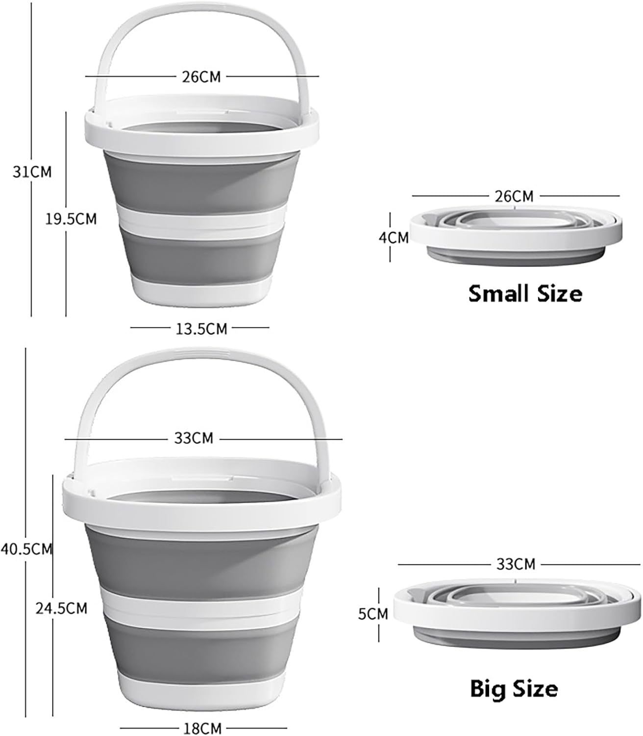 14 Pcs Car Wash Kit with Collapsible Bucket, Car Washing Tools for Car Cleaning, with Storage Bag image number 3