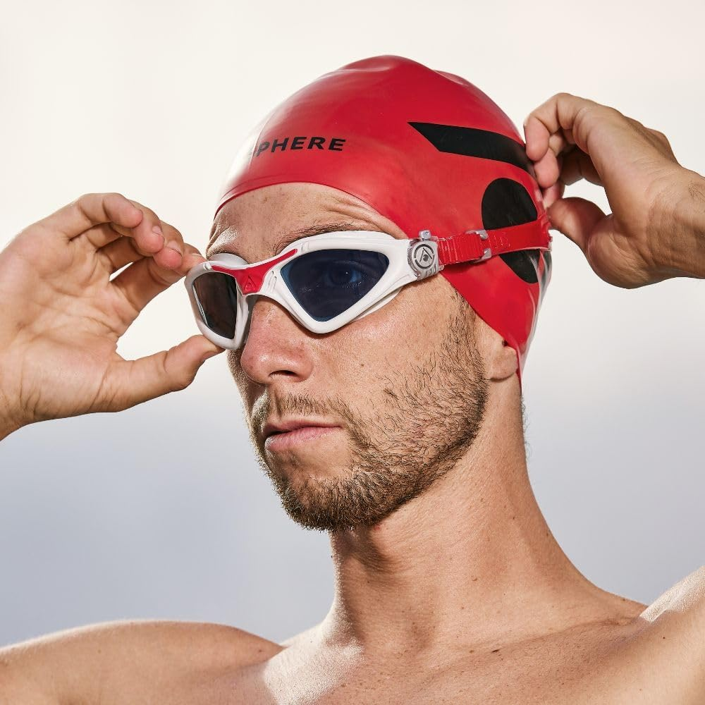 Aqua Sphere Kayenne Adult Swim Goggles - 180-Degree Distortion Free Vision, Ideal for Active Pool or Open Water Swimmers image number 4