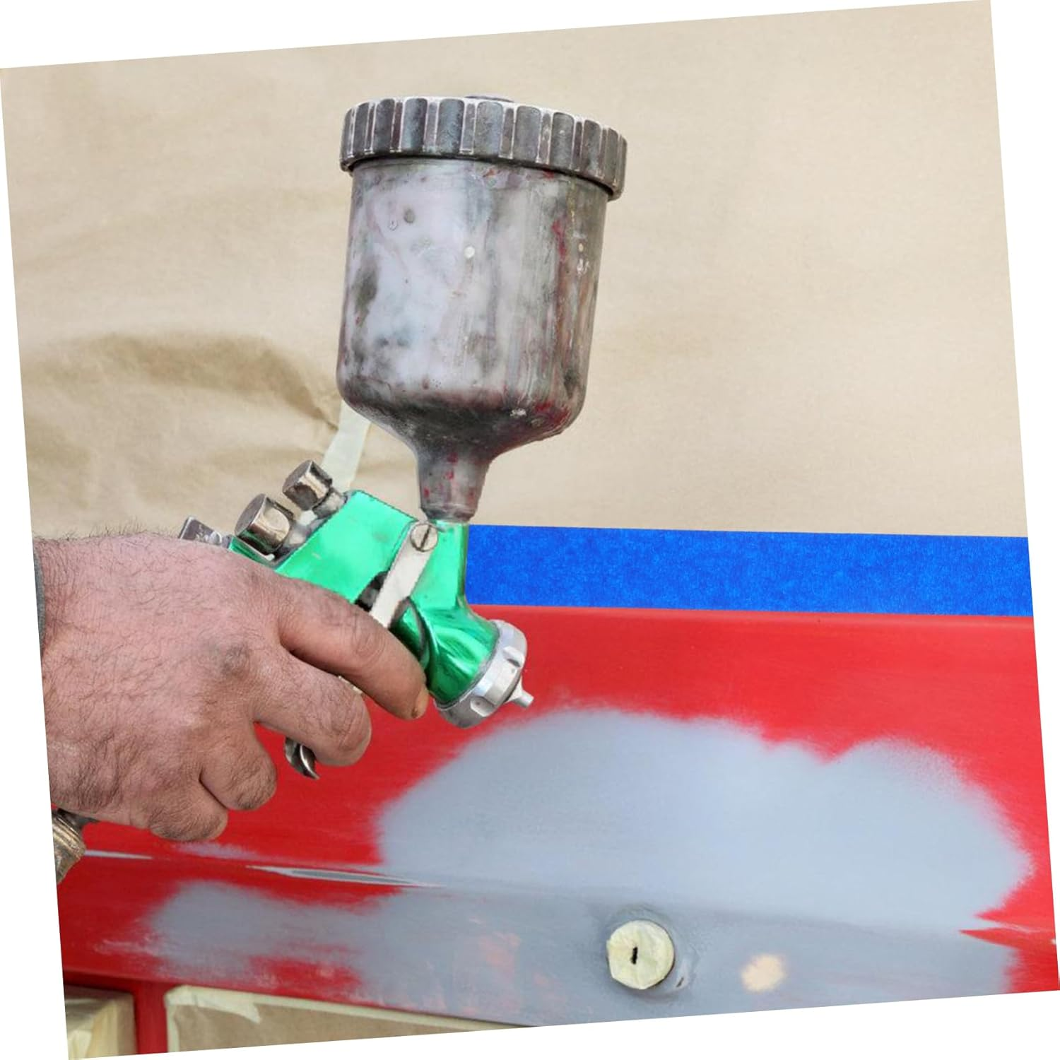 Generic High Strength Adhesive Masking Tape for Artists 6 Rolls of 25Mm X 20M Blue Tape for Watercolor Paper and Auto Painting image number 6