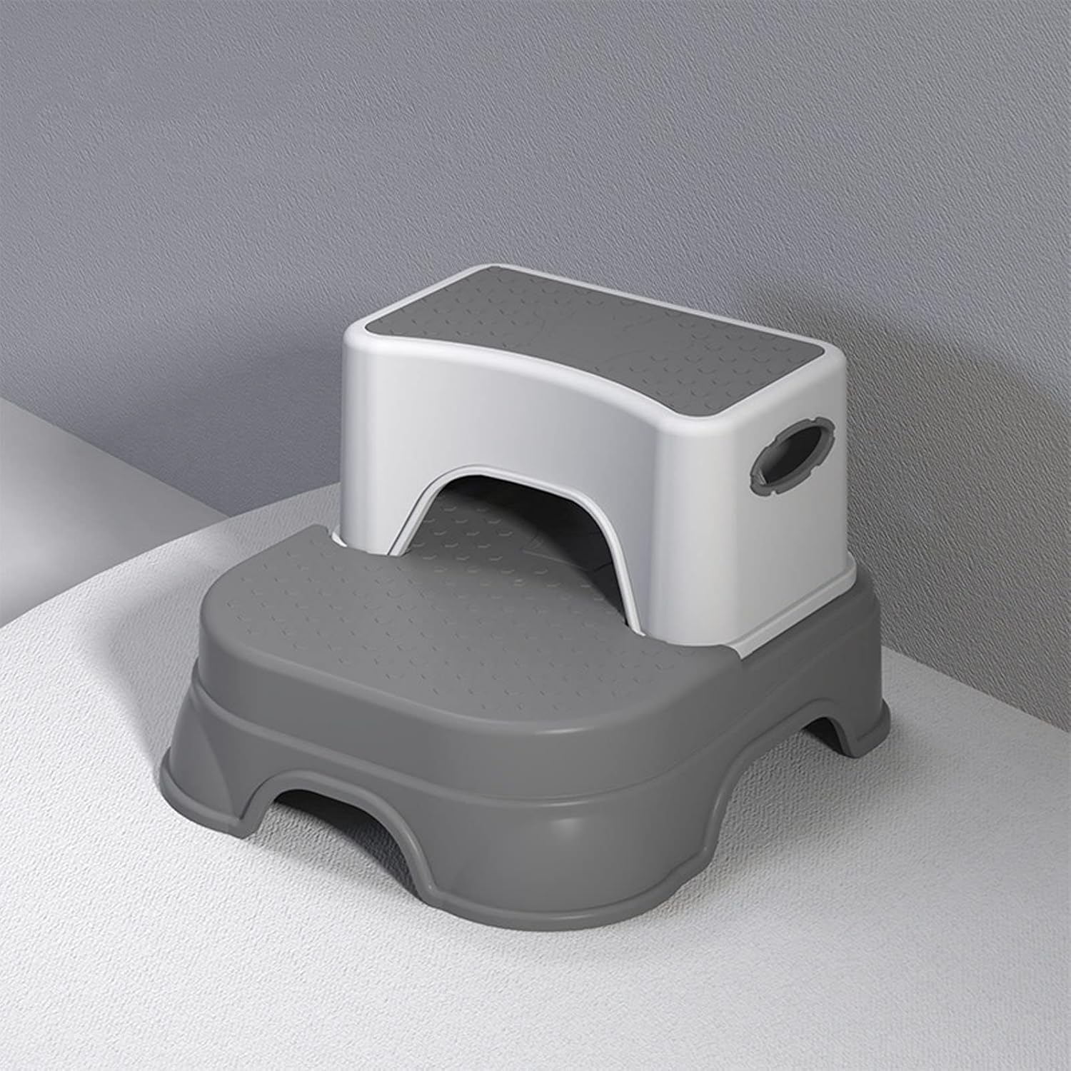 Double Antiskid Kids Step Stool, Double Antiskid Height Adjustable Widened Base Ergonomic Toddler Step Stool 2 Layer Detachable Step Stool, Toddler Step Stool for Bathroom Sink image number 6