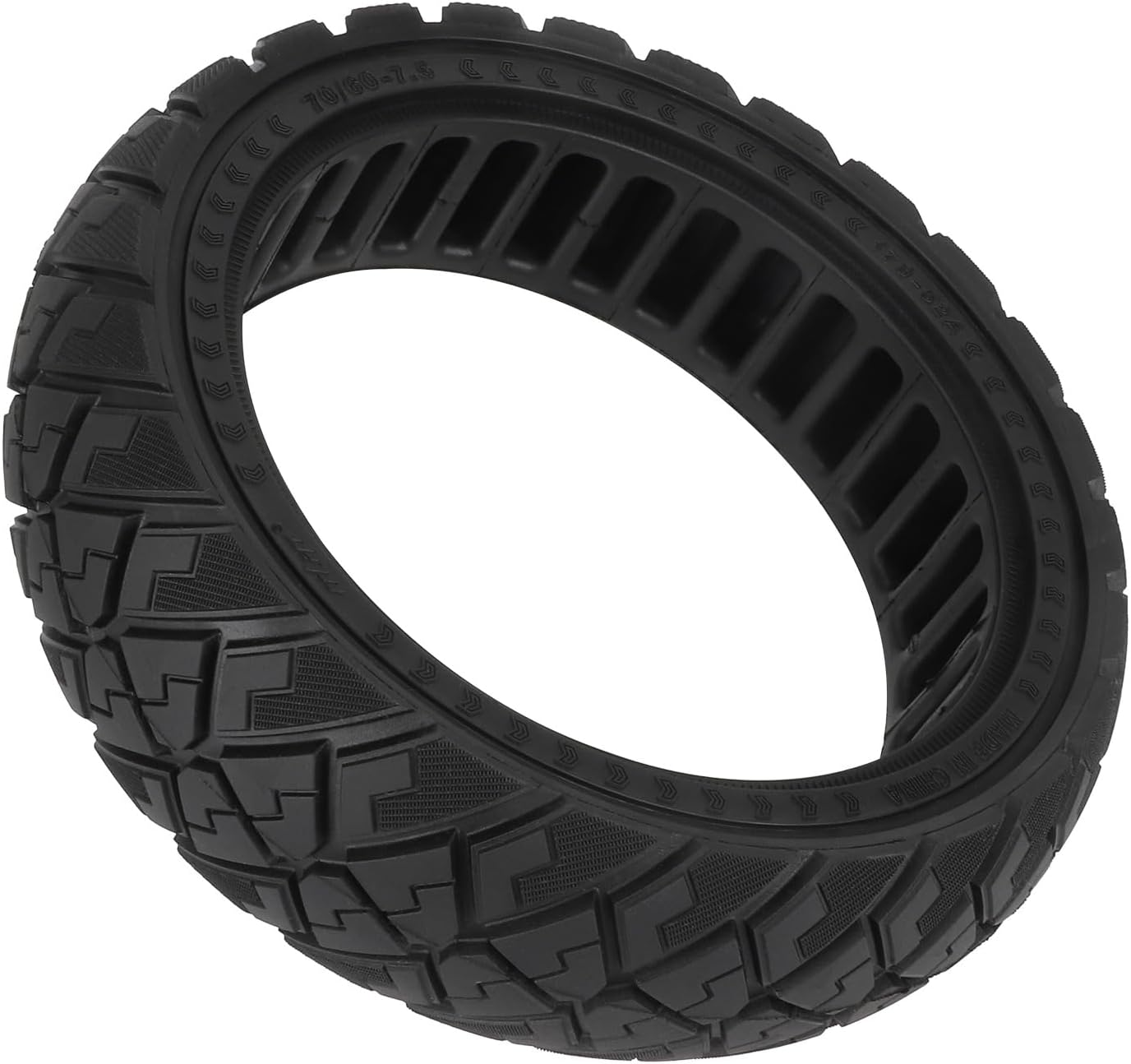 VOLOHAS 70/60-7.5 Solid Tyres for Ninebot ZT3, ZT3 Pro, G3 Electric Scooter Replacement Tyres Solid Rubber Tyres Non-Slip Off-Road Solid Tyres Puncture Proof (Pack of 2) image number 2
