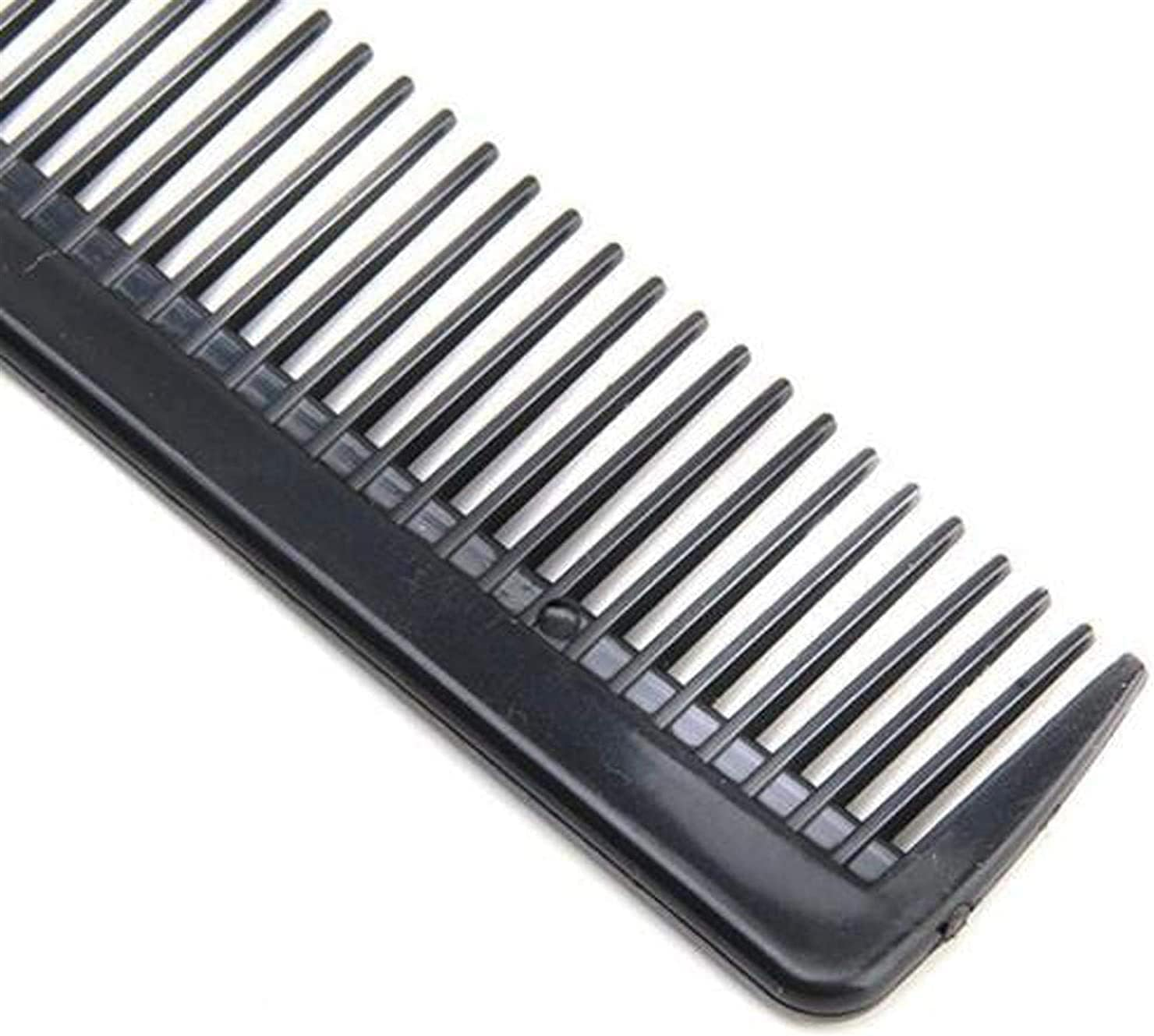 1 X Black Anti-Static Comb for Men and Women Fine Teeth Unbreakable Plastic Combs Black Useful and Practical Styling Tools image number 2