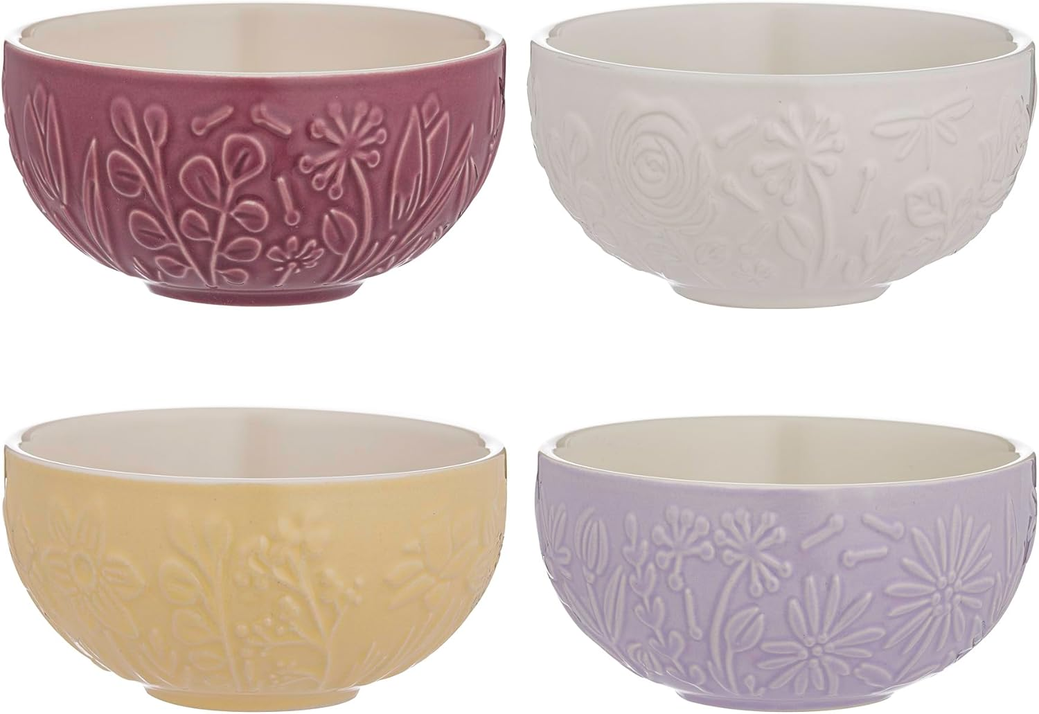 Mason Cash in the Meadow Set of 4 Mini/Prep Bowls, 10 X 5Cm/175Ml image number 4