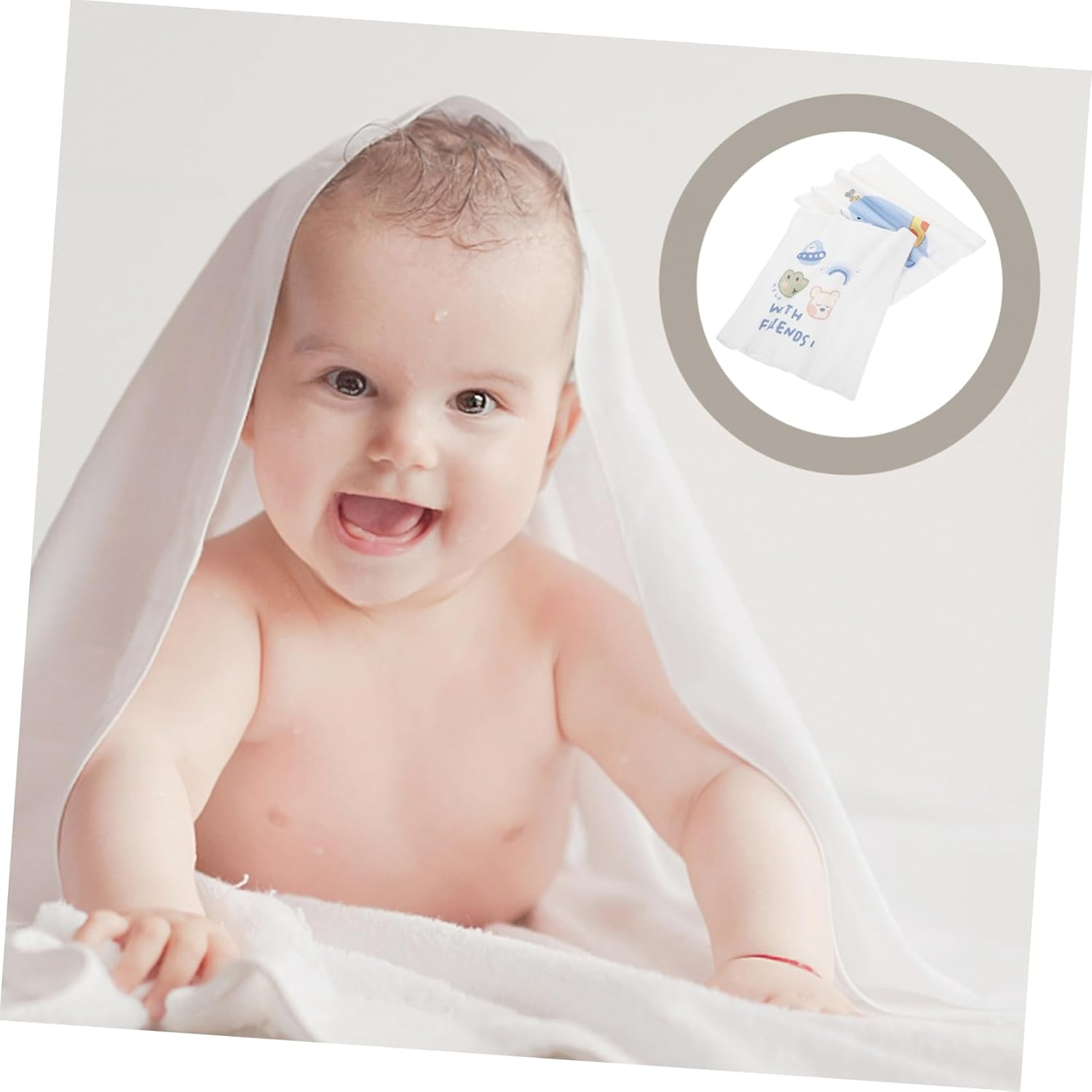 ERINGOGO 2Pcs Baby Navel Belly Bands Cotton Belly Wraps Infant Umbilical Cord Covers Newborn Soft Seamless Double-Layer Bands Nursery Cord Protection for Babies Seasons image number 1