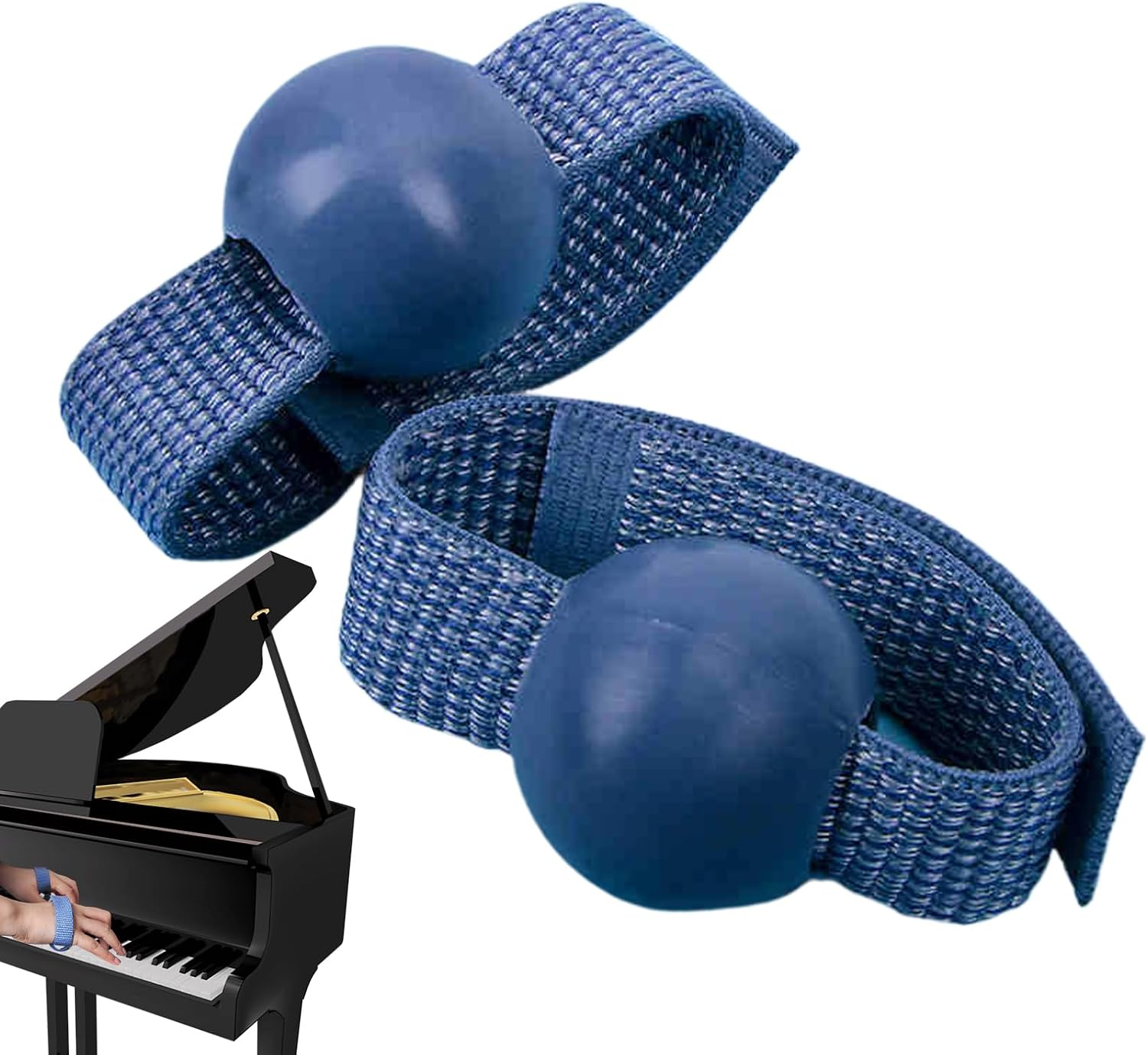 Piano Hand Posture Corrector,Wearable Piano Hand Corrector | Silicone Finger Trainer with Palms Support, Exerciser Training Device for Kids Adults Experienced Musician image number 4