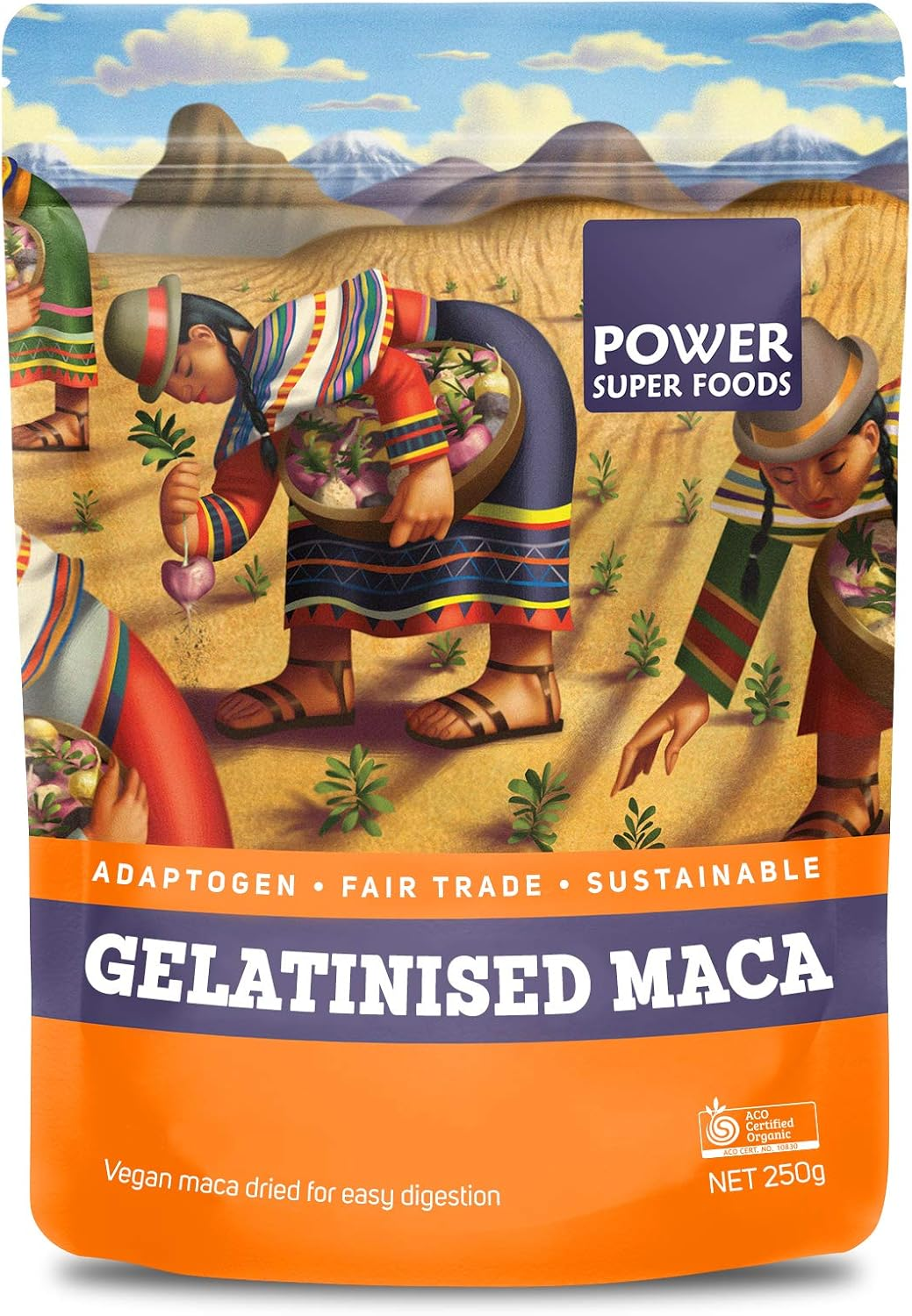 Power Super Foods Gelatinsed Maca Powder, 250 G