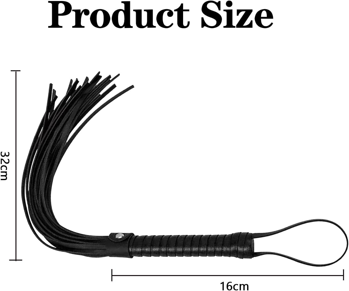 48Cm Horse Riding Crop & Training Whip - Faux Leather Paddle Horse Crop PU Leather Equestrian Whip for Horse Training, Dressage & Riding Accessories(Black) - Red image number 4